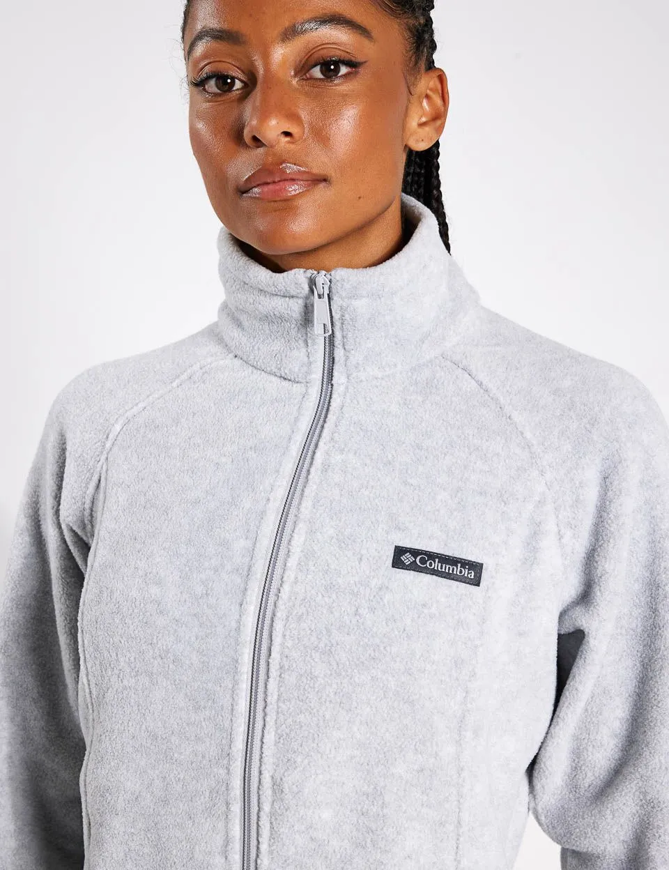 Benton Springs Full Zip Fleece Jacket in Cirrus Grey Heather