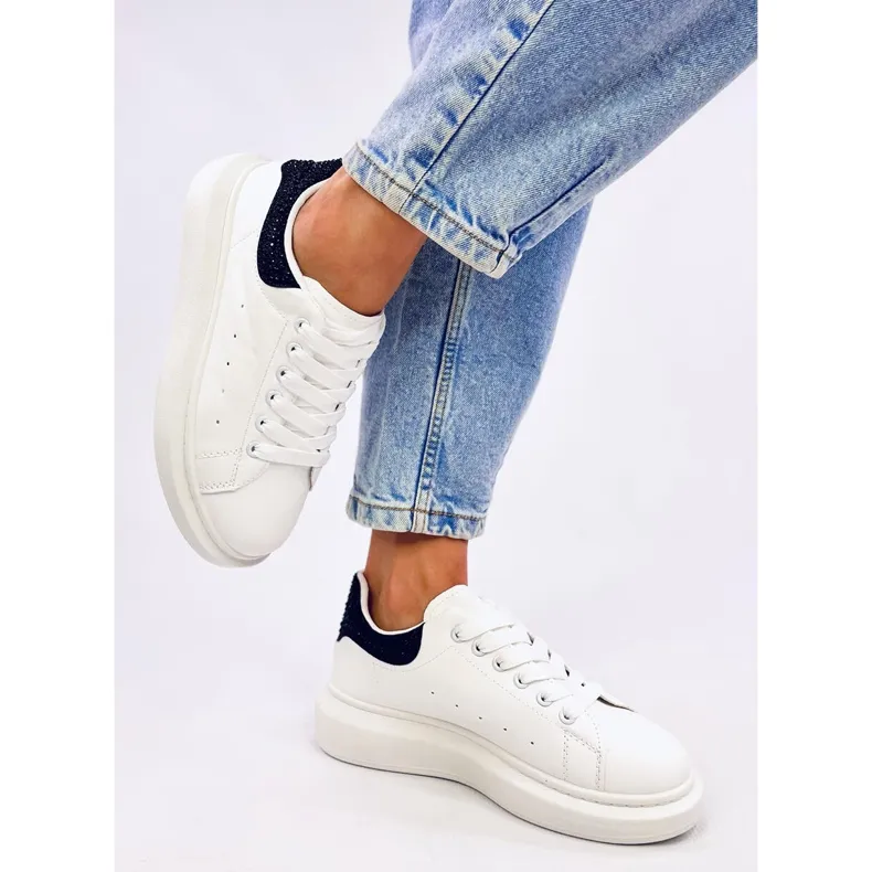 Berdine Whiteblack Platform Sneakers