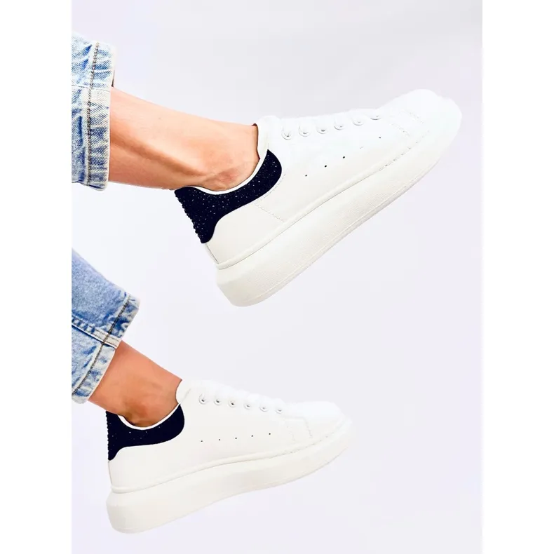 Berdine Whiteblack Platform Sneakers