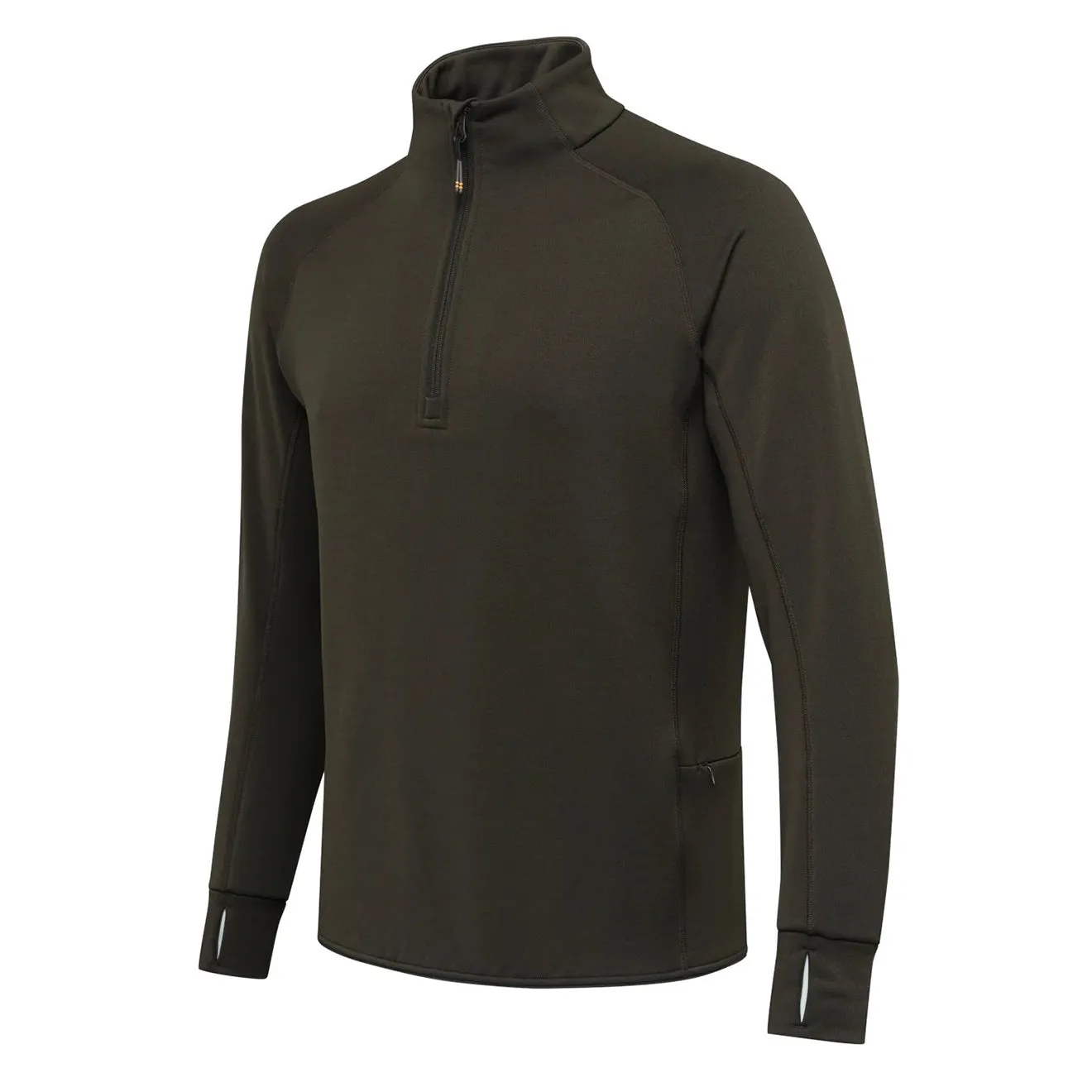 Beretta Green Moss Stretch Tech Half Zip Fleece