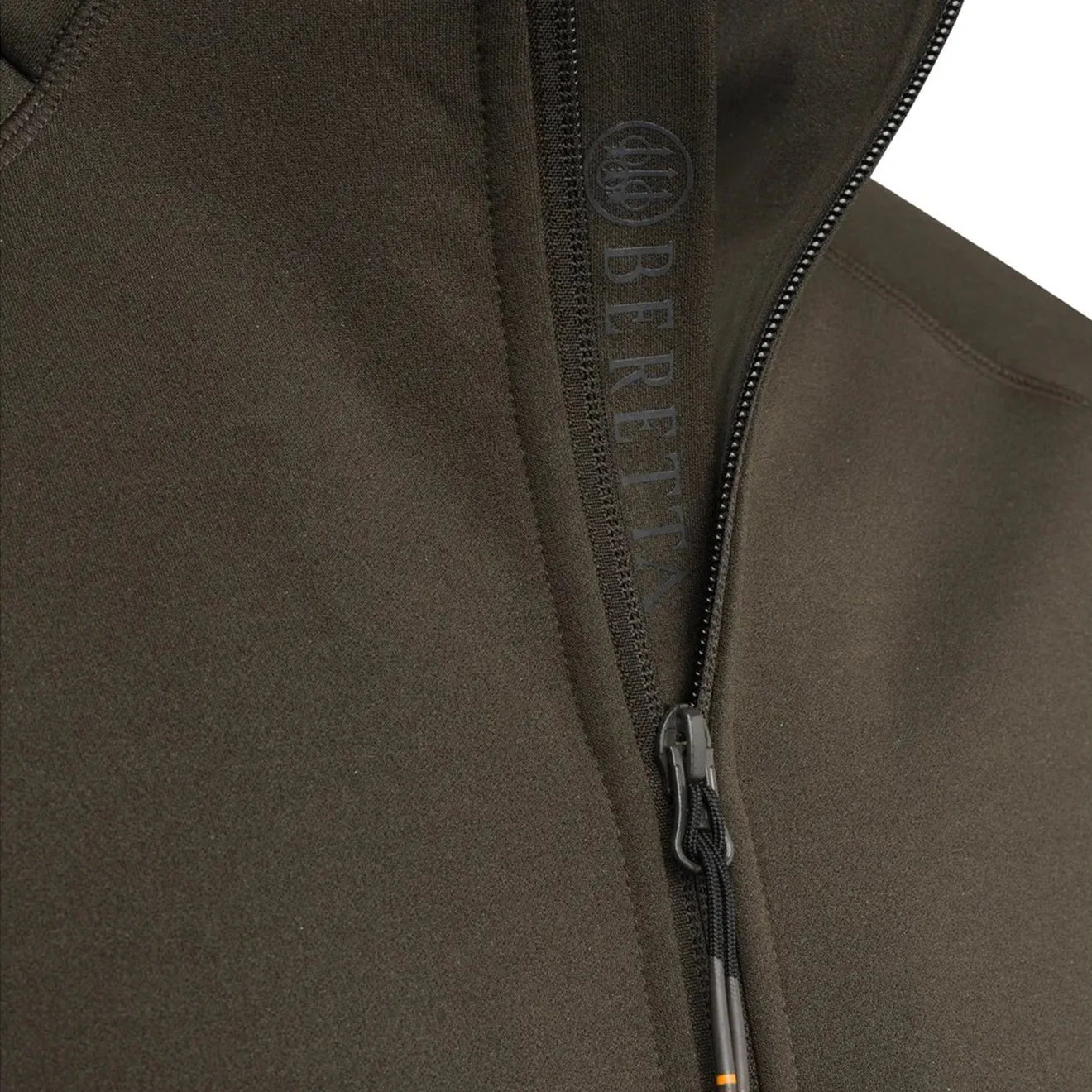 Beretta Green Moss Stretch Tech Half Zip Fleece