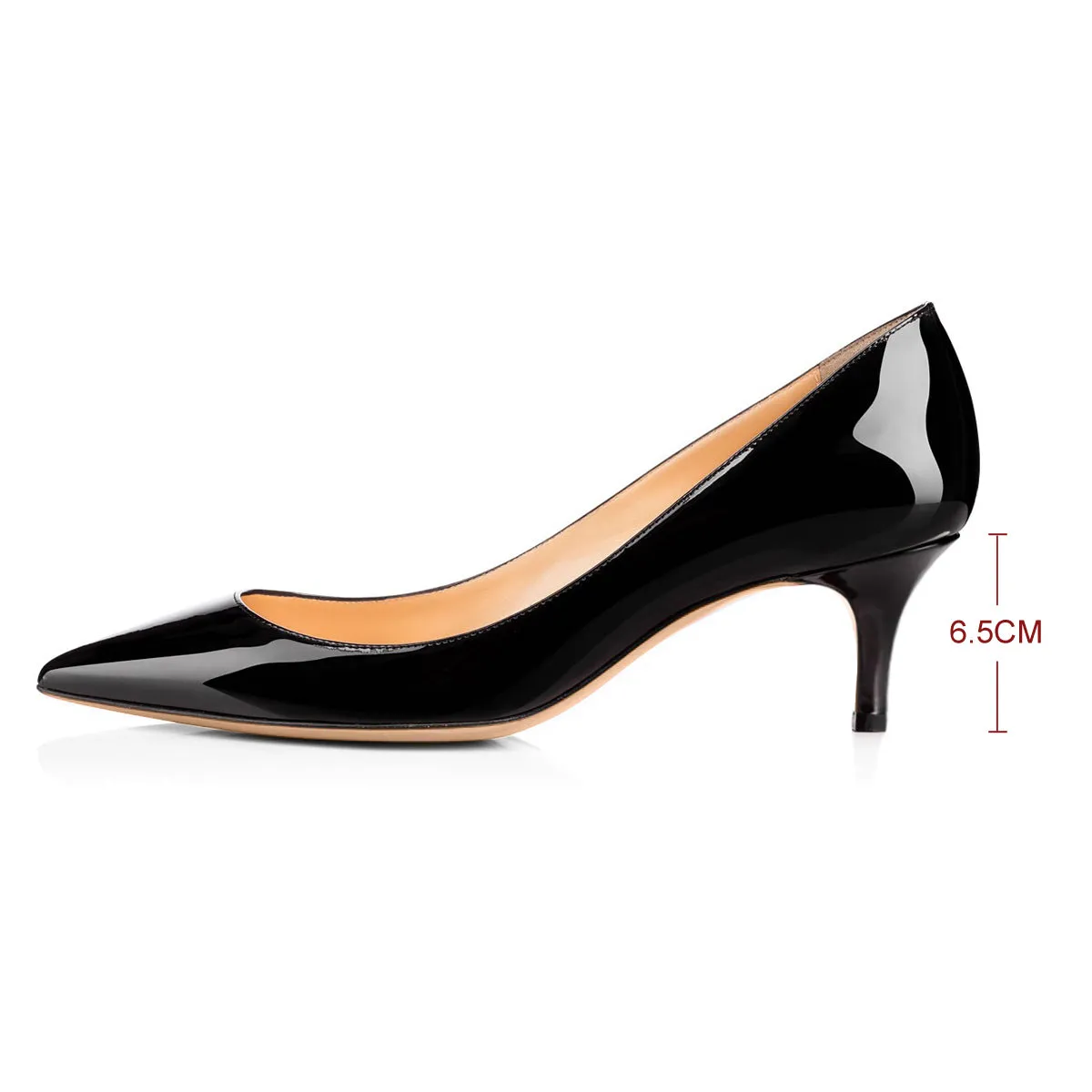 Black 2.5-inch Heels by Onlymaker Pumps