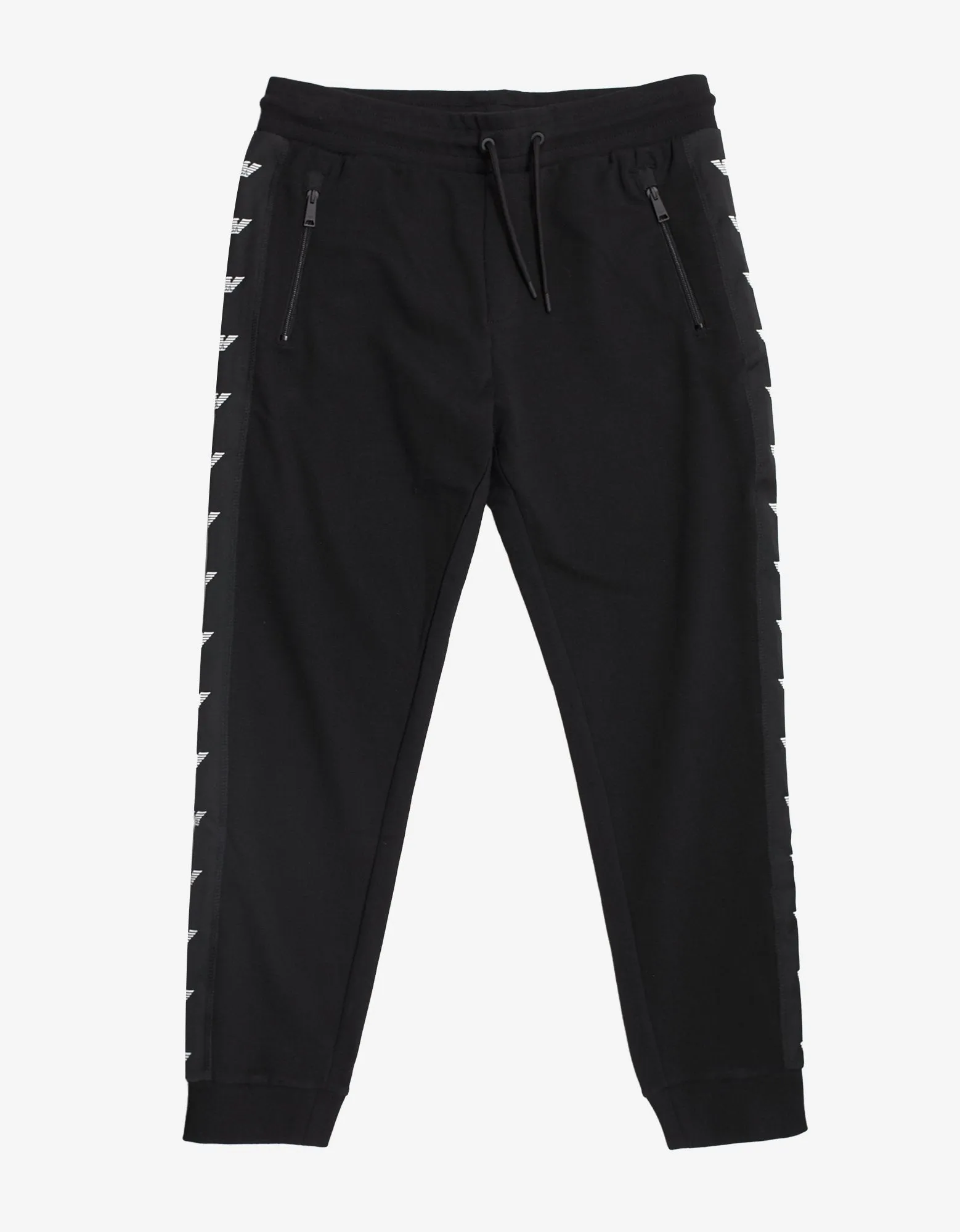 Tracksuit with black logo tape