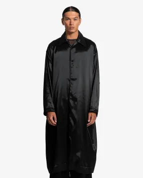 Black Long Shell Coat by LU'U DAN