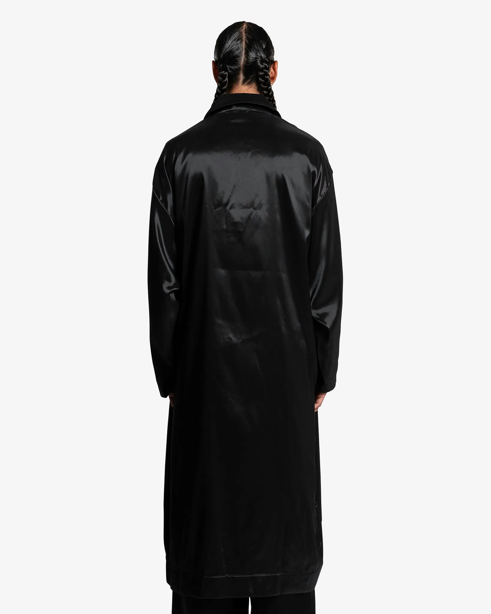 Black Long Shell Coat by LU'U DAN