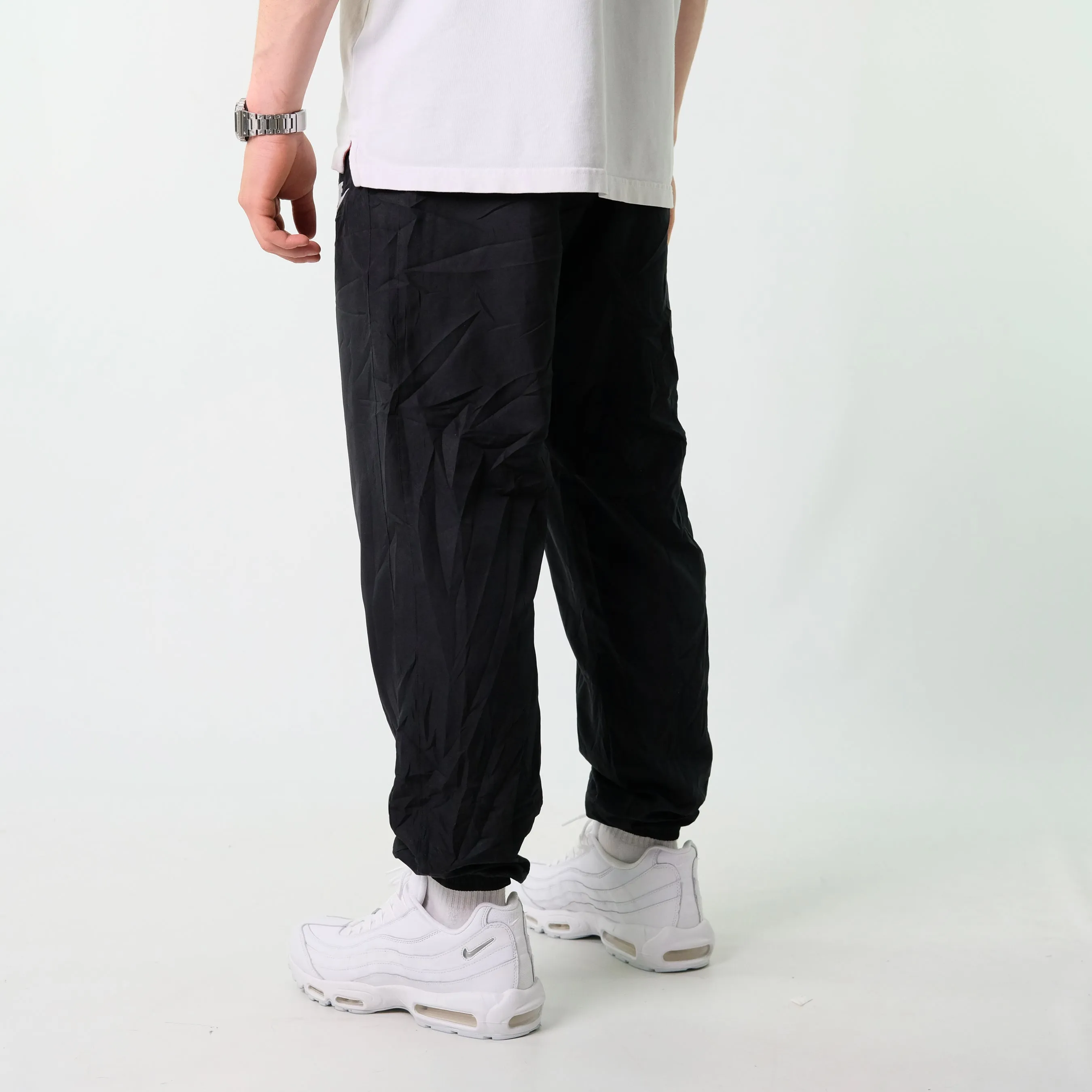 Black y2ks Nike Tracksuit Bottoms  Baggy Pants (34x30)