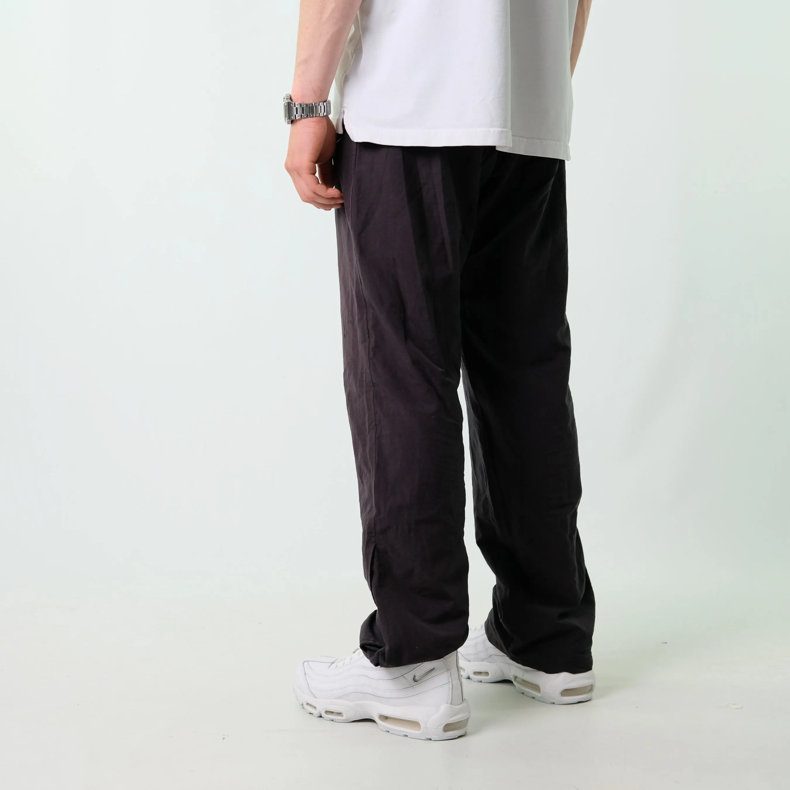 Black y2ks Nike Tracksuit Bottoms  Baggy Pants (34x32)