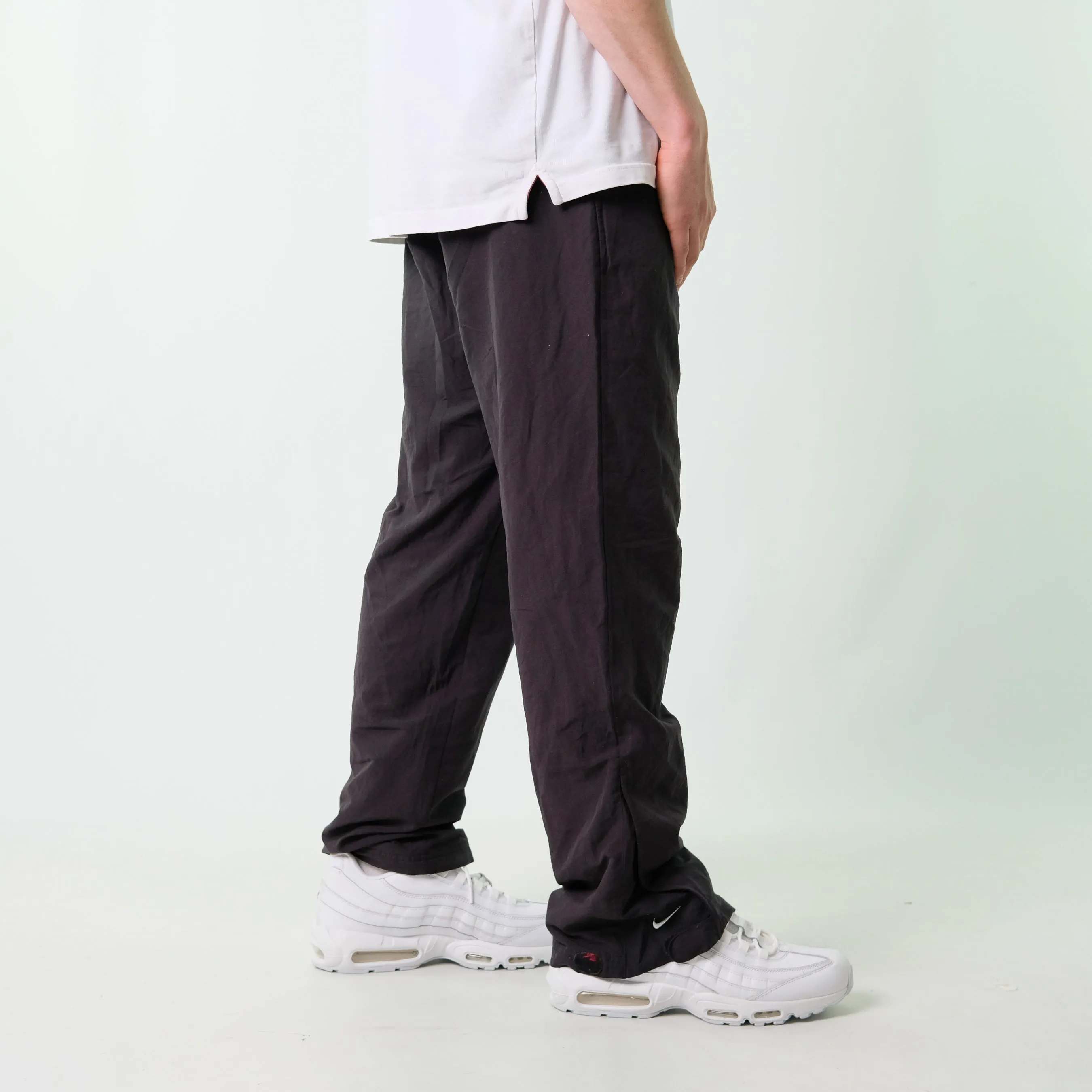 Black y2ks Nike Tracksuit Bottoms  Baggy Pants (34x32)