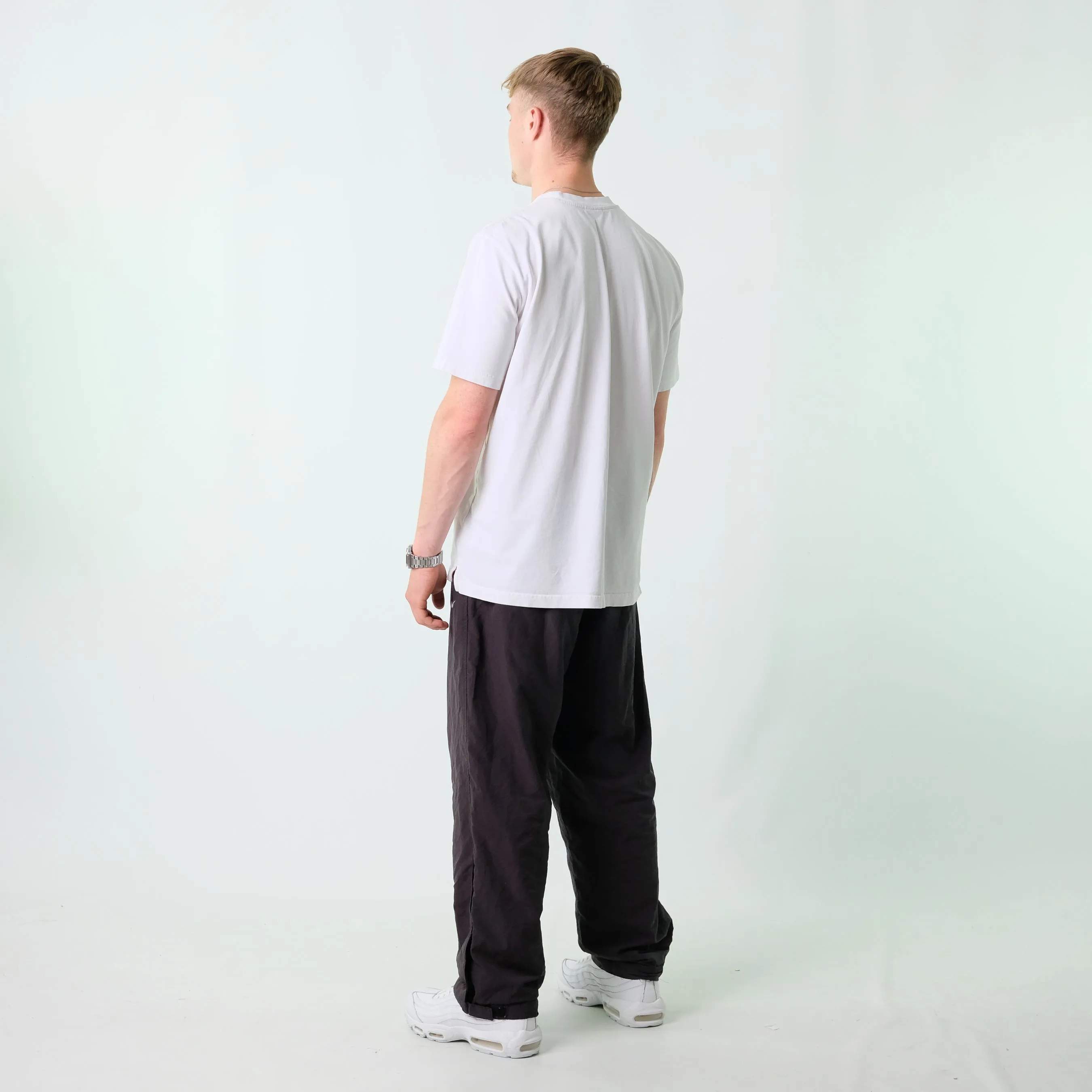 Black y2ks Nike Tracksuit Bottoms  Baggy Pants (38x32)