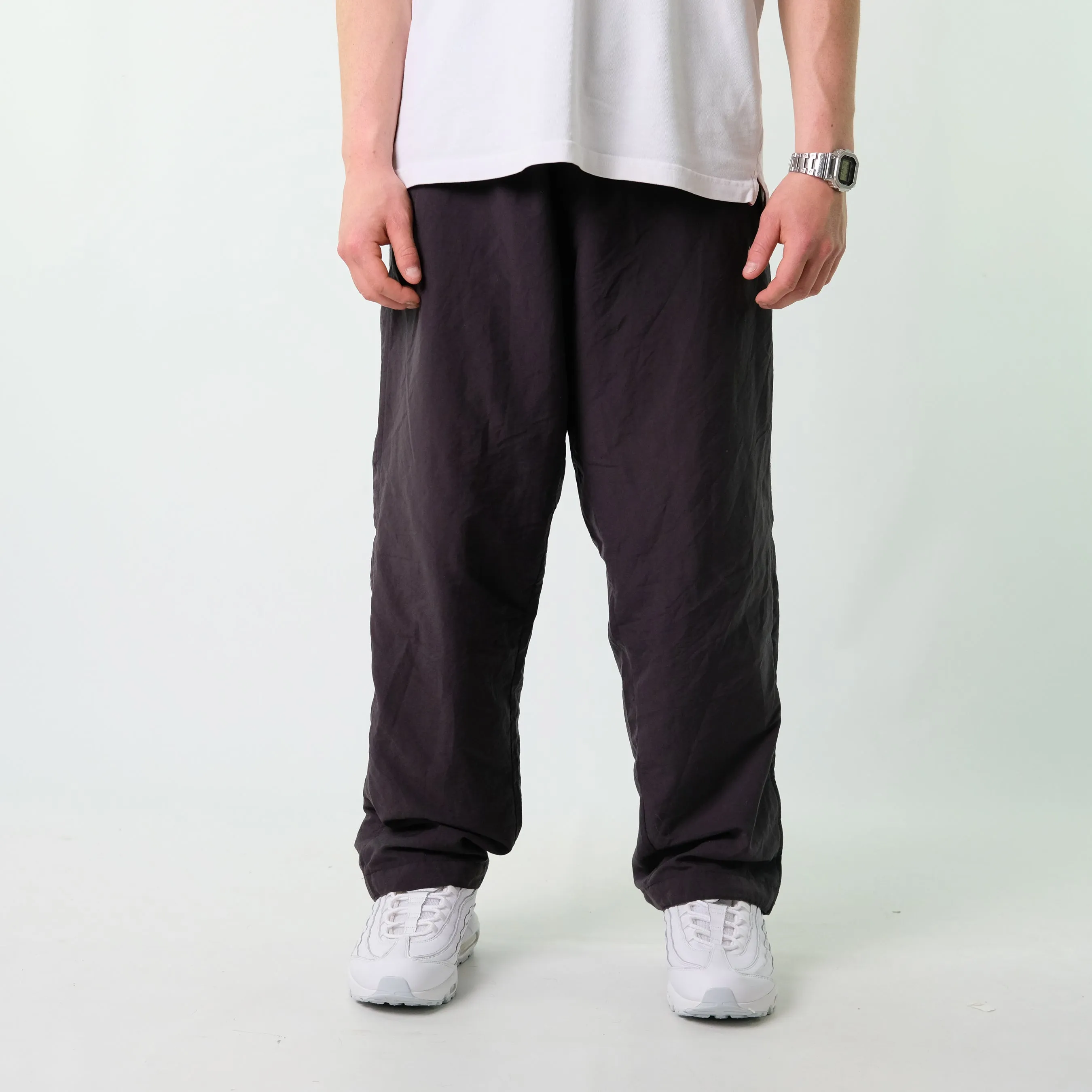 Black y2ks Nike Tracksuit Bottoms  Baggy Pants (38x32)