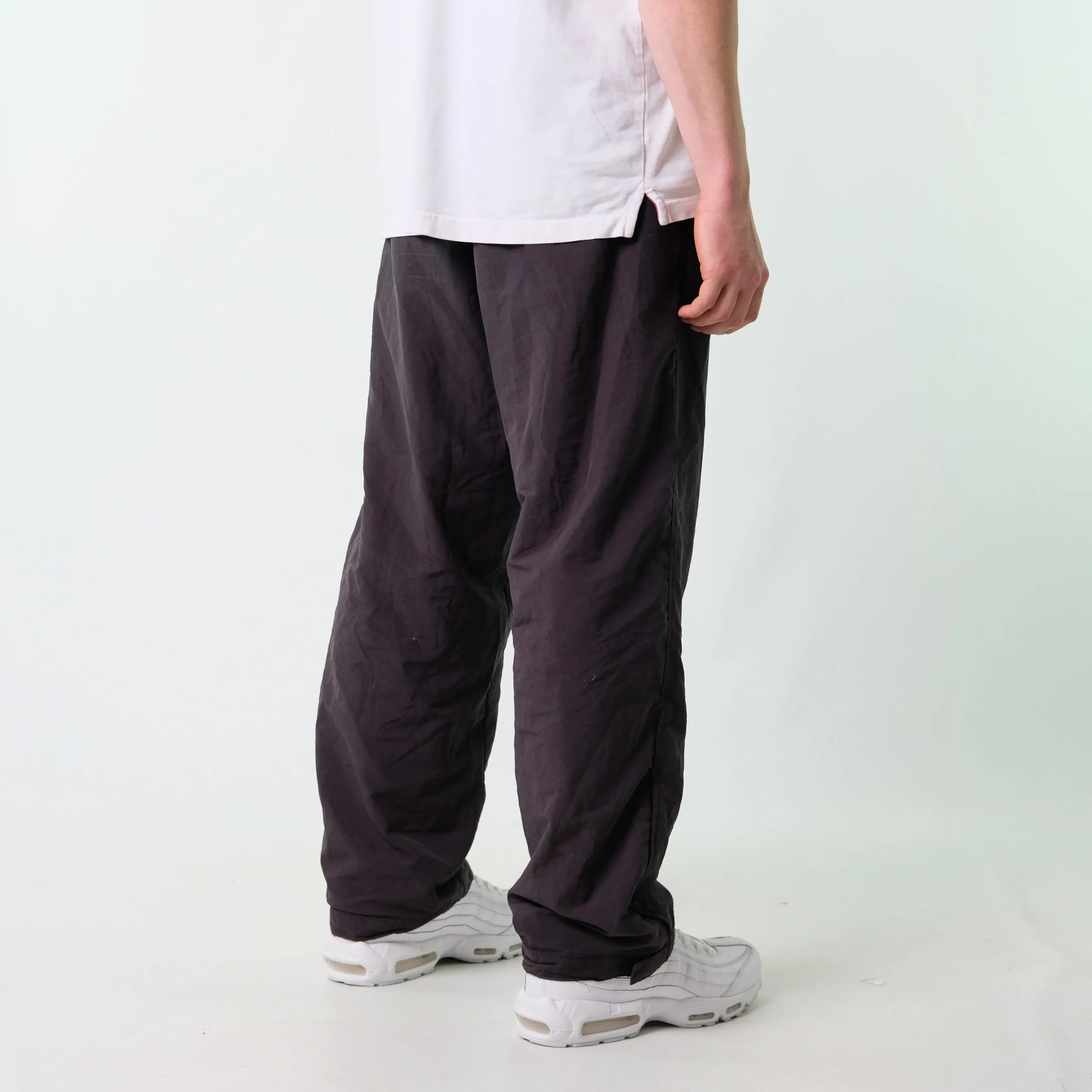 Black y2ks Nike Tracksuit Bottoms  Baggy Pants (38x32)