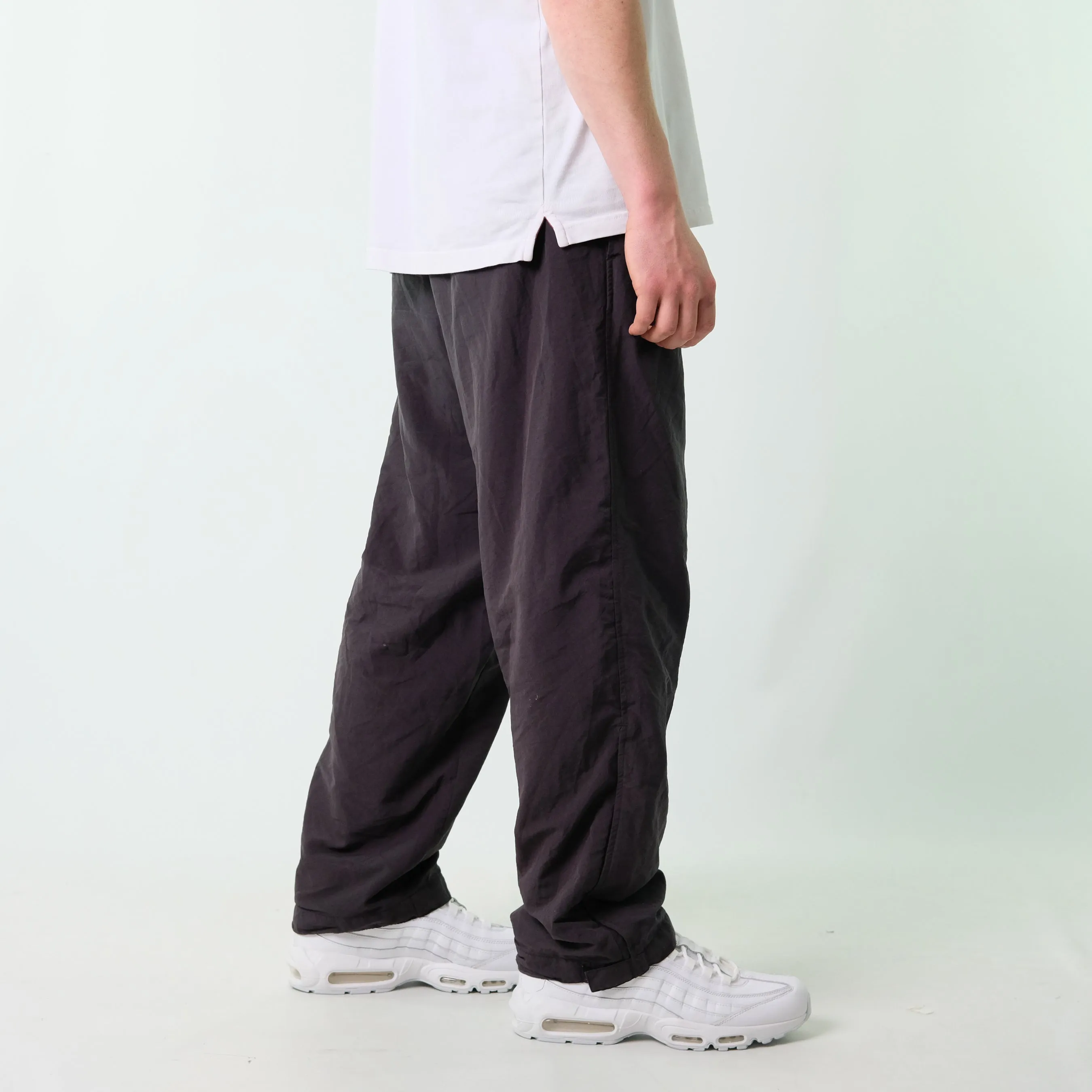 Black y2ks Nike Tracksuit Bottoms  Baggy Pants (38x32)