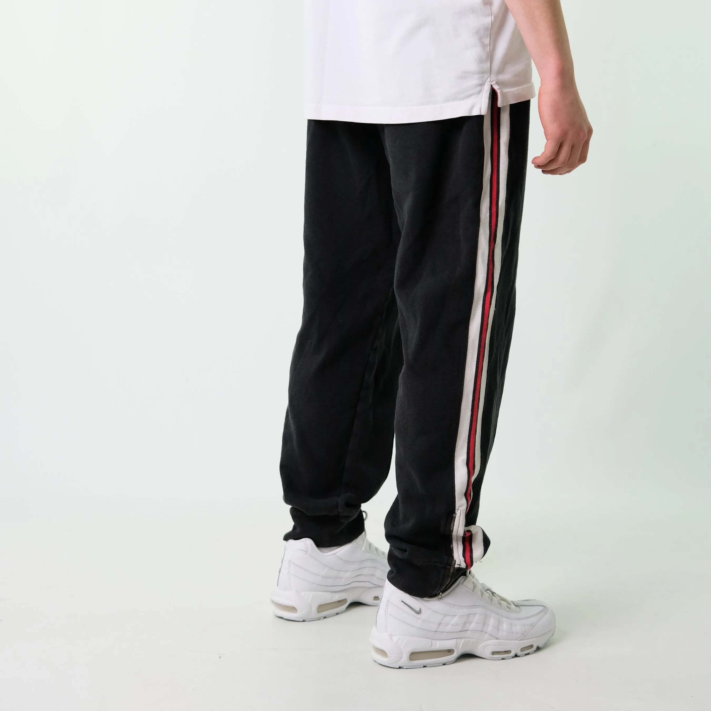 Black y2ks Polo Sport Ralph Lauren Tracksuit Bottoms  Baggy Pants (34x30)