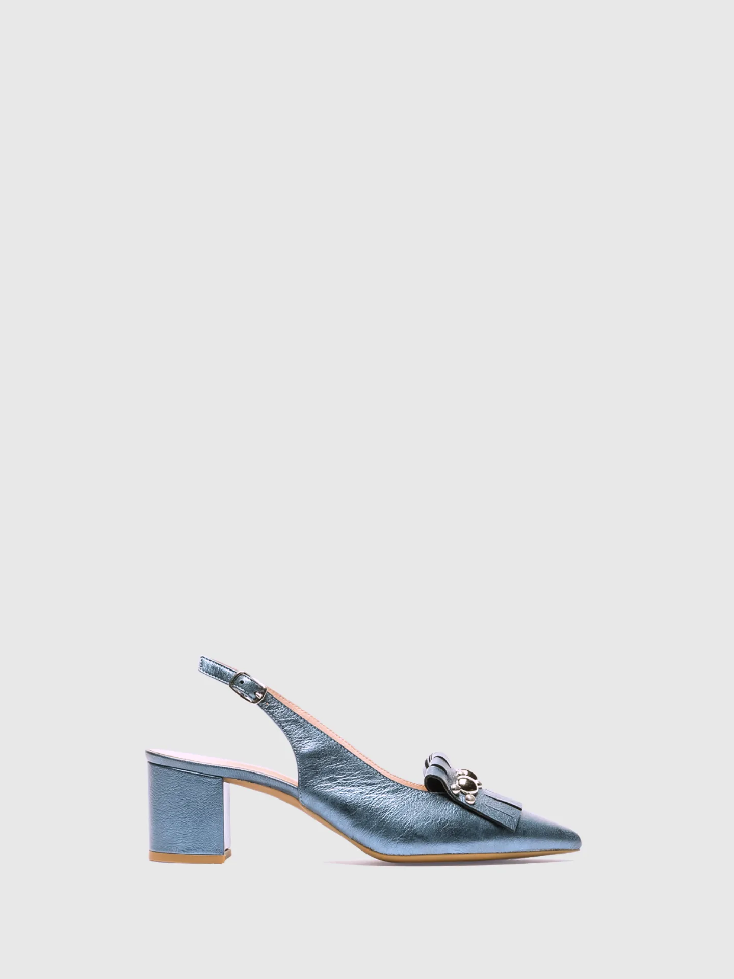 Blue Sling-Back Pumps Shoes