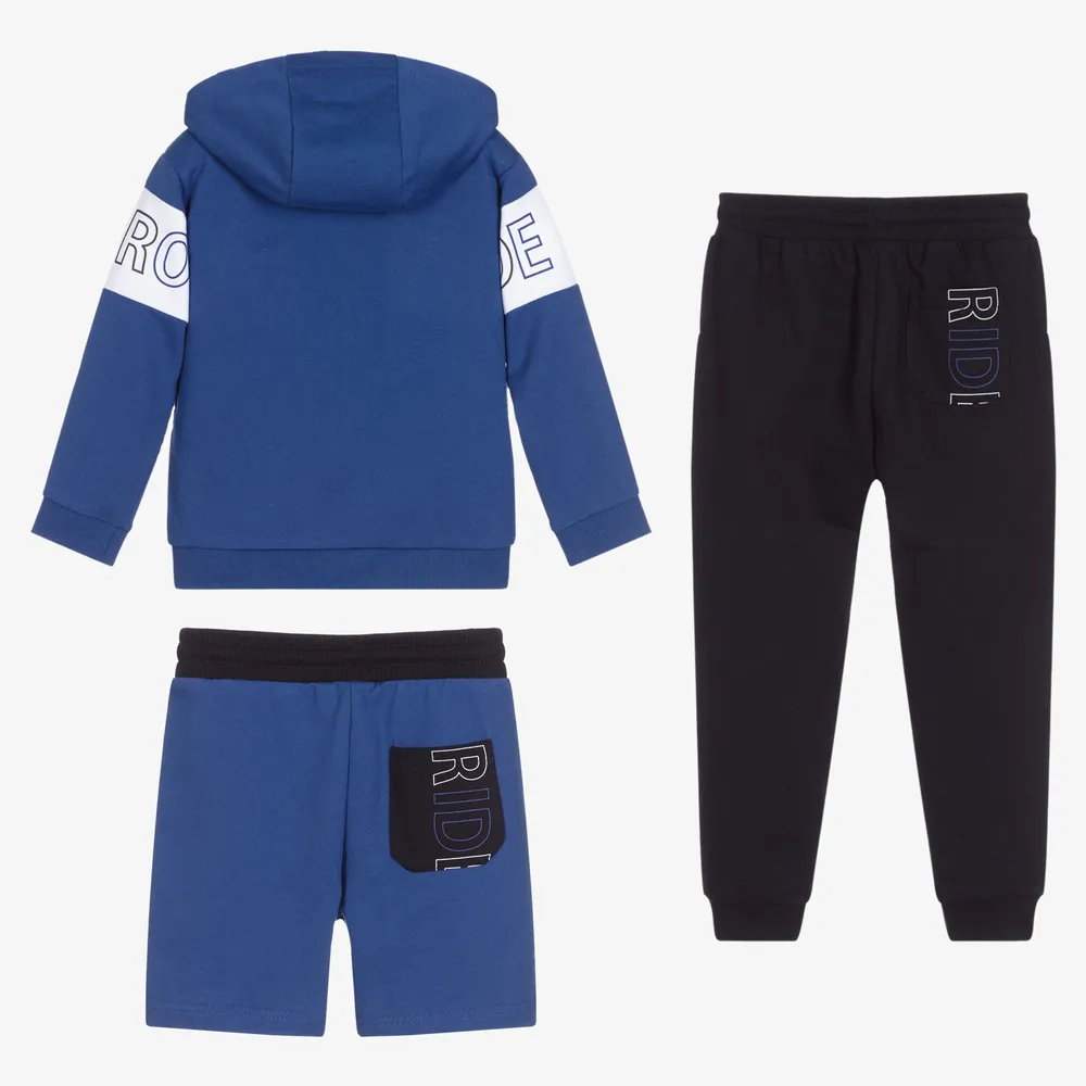 Blue 3-Piece Sports Suit