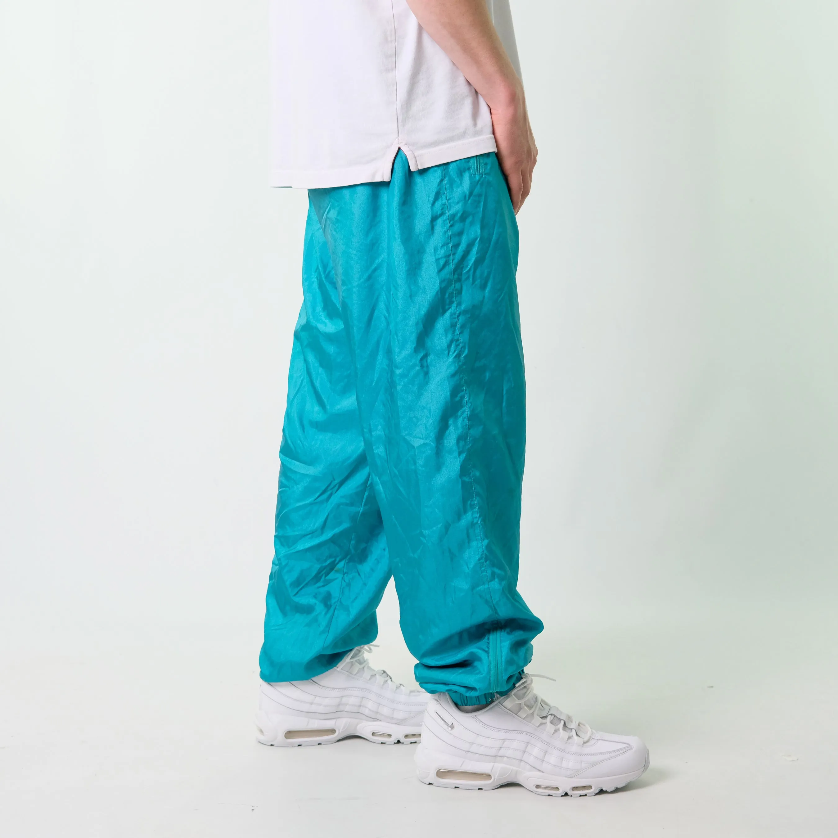 Blue y2ks Nike Tracksuit Bottoms  Baggy Pants (42x32)