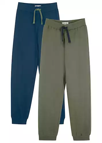 bonprix Kids Pack of 2 Elasticated Waist Joggers