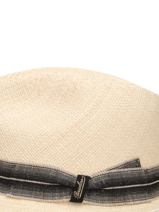 Borsalino   Trilby straw panama hat 