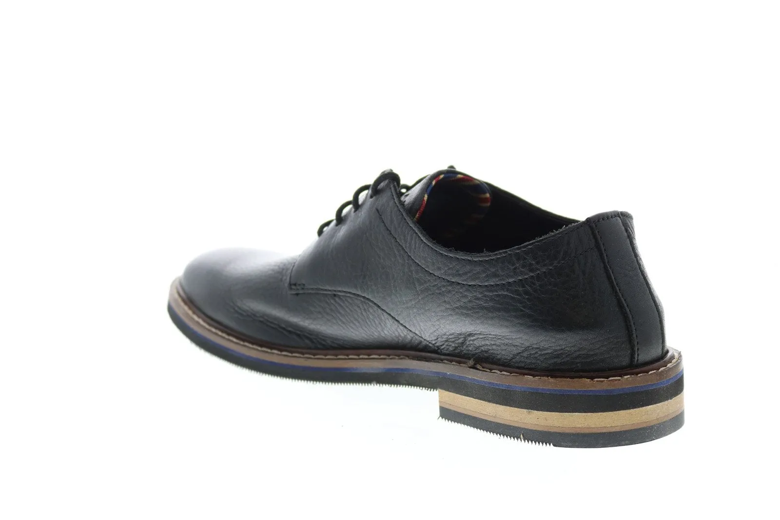 Bostonian Dezmin Plain 26133405 Mens Black Leather Oxfords Plain Toe Shoes