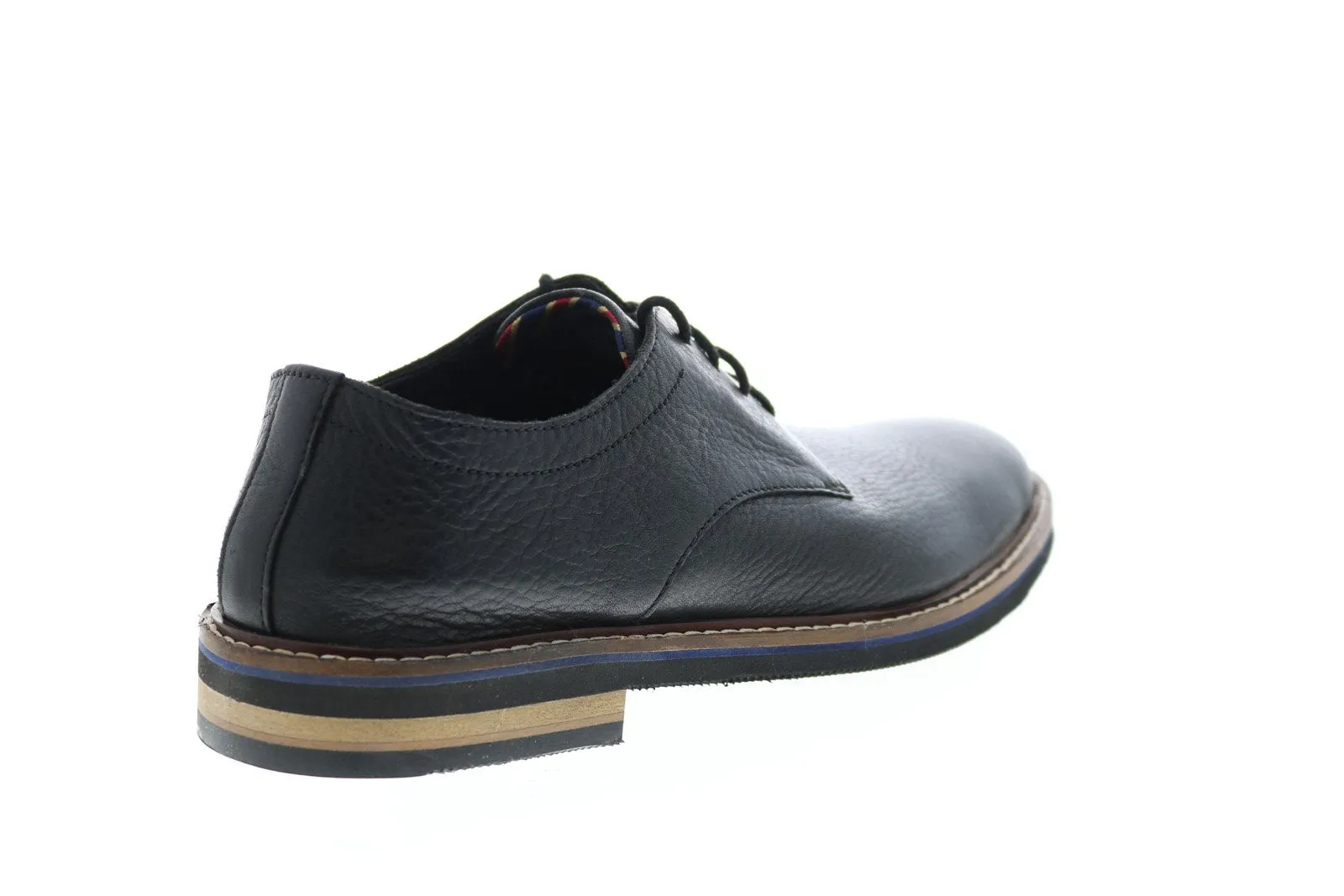 Bostonian Dezmin Plain 26133405 Mens Black Leather Oxfords Plain Toe Shoes