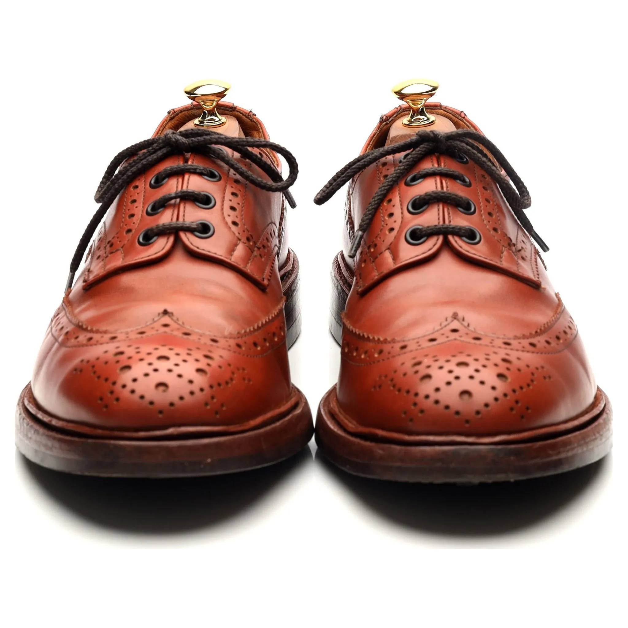 'Bourton' Tan Brown Leather Derby UK 10.5