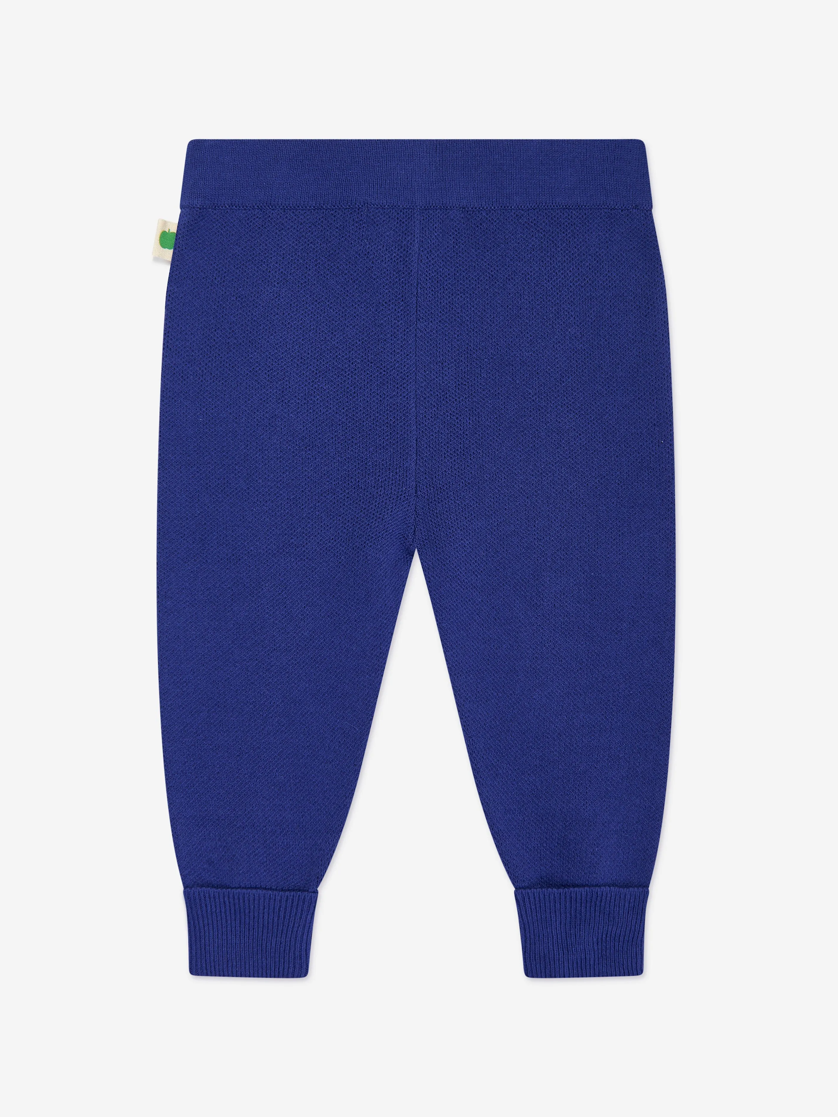 Boys Fern Cabin Knit Joggers in Blue