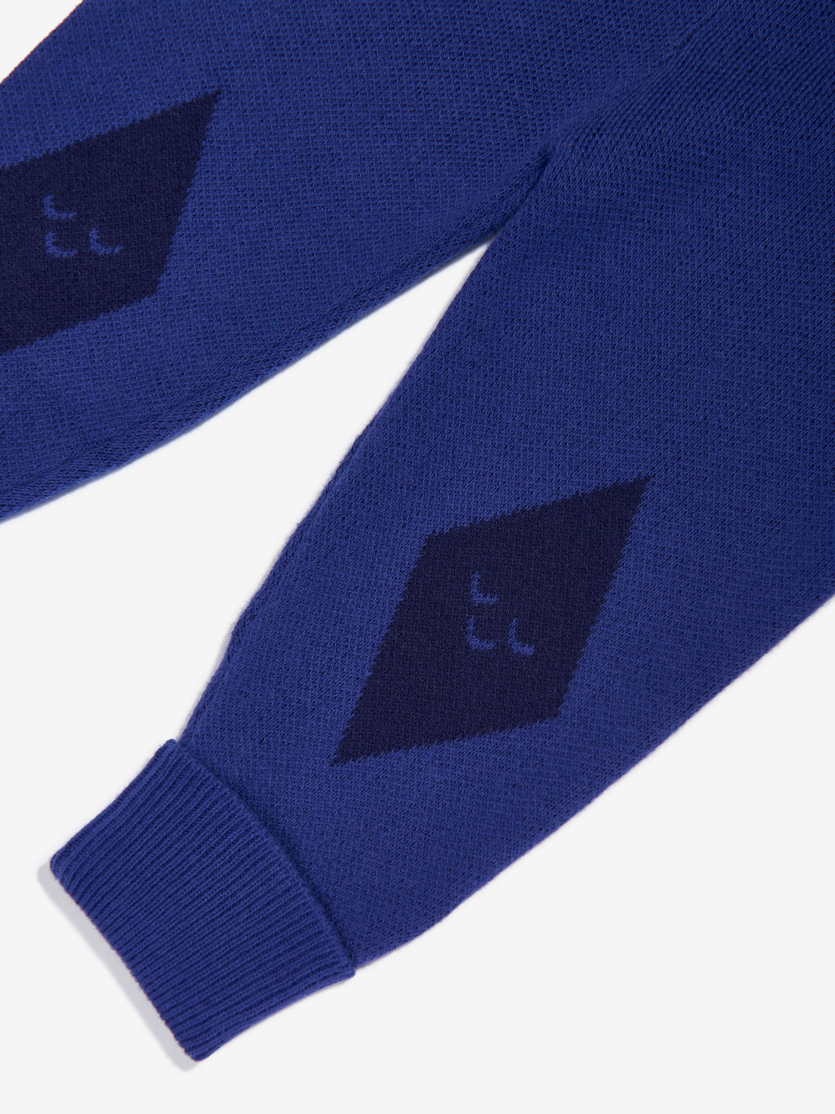 Boys Fern Cabin Knit Joggers in Blue