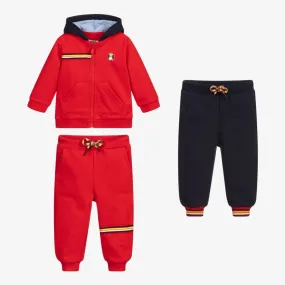 Red Boys Cotton Sweatsuit