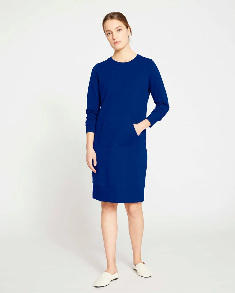 Bree Sweatshirt Dress - Lapis