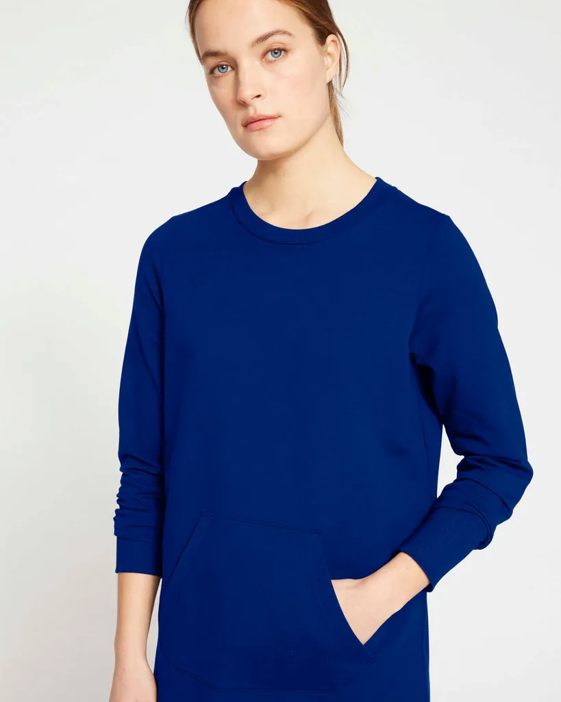 Bree Sweatshirt Dress - Lapis