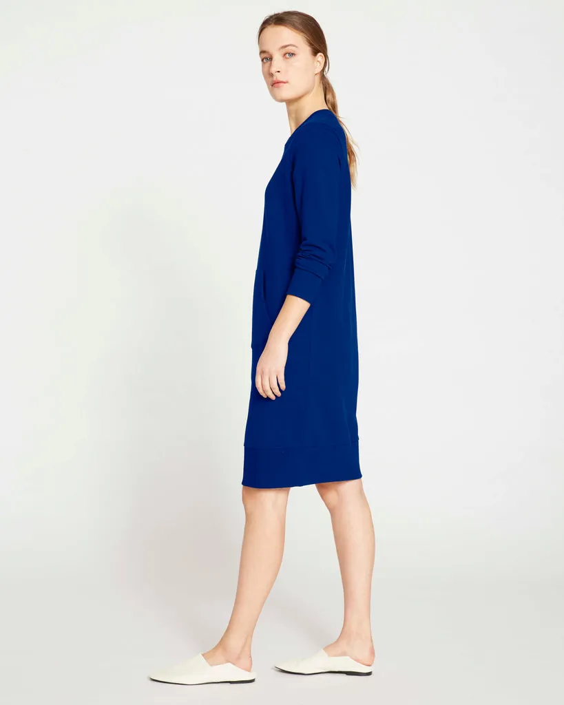 Bree Sweatshirt Dress - Lapis