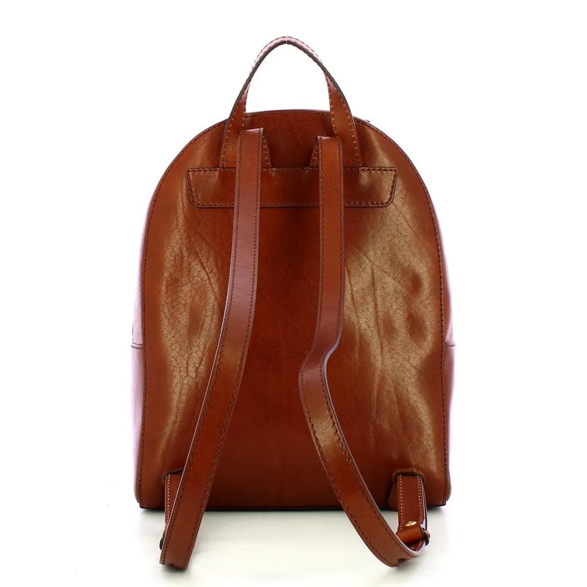 Bridge Backpack Brown by Zaino - Model 04208401 - Brown/Gold (MARRONE/14/ORO)