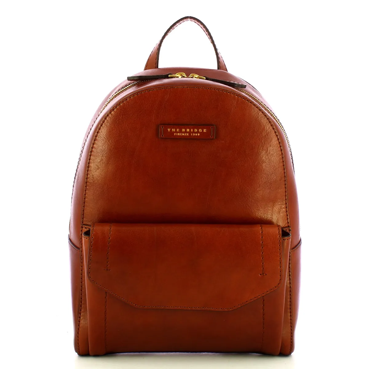 Bridge Backpack Brown by Zaino - Model 04208401 - Brown/Gold (MARRONE/14/ORO)