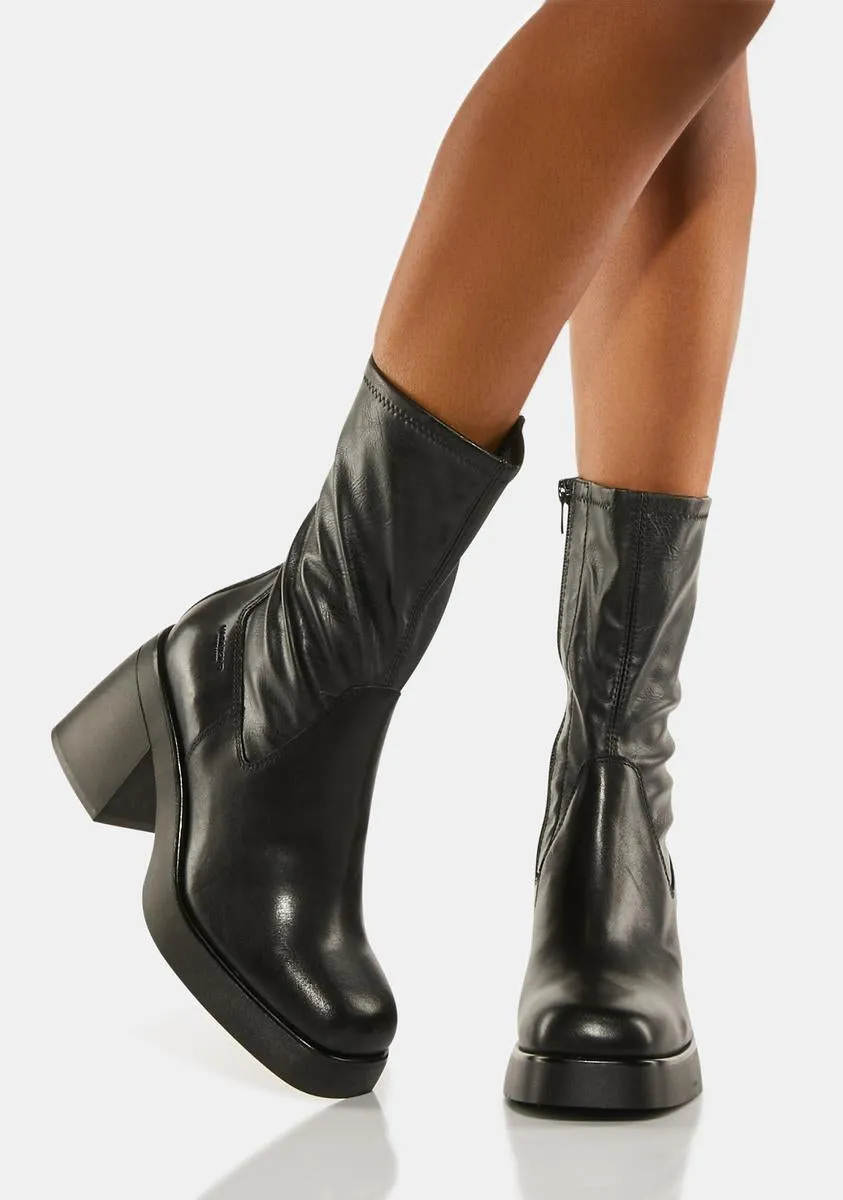 Brook Stretch Leather Boots-