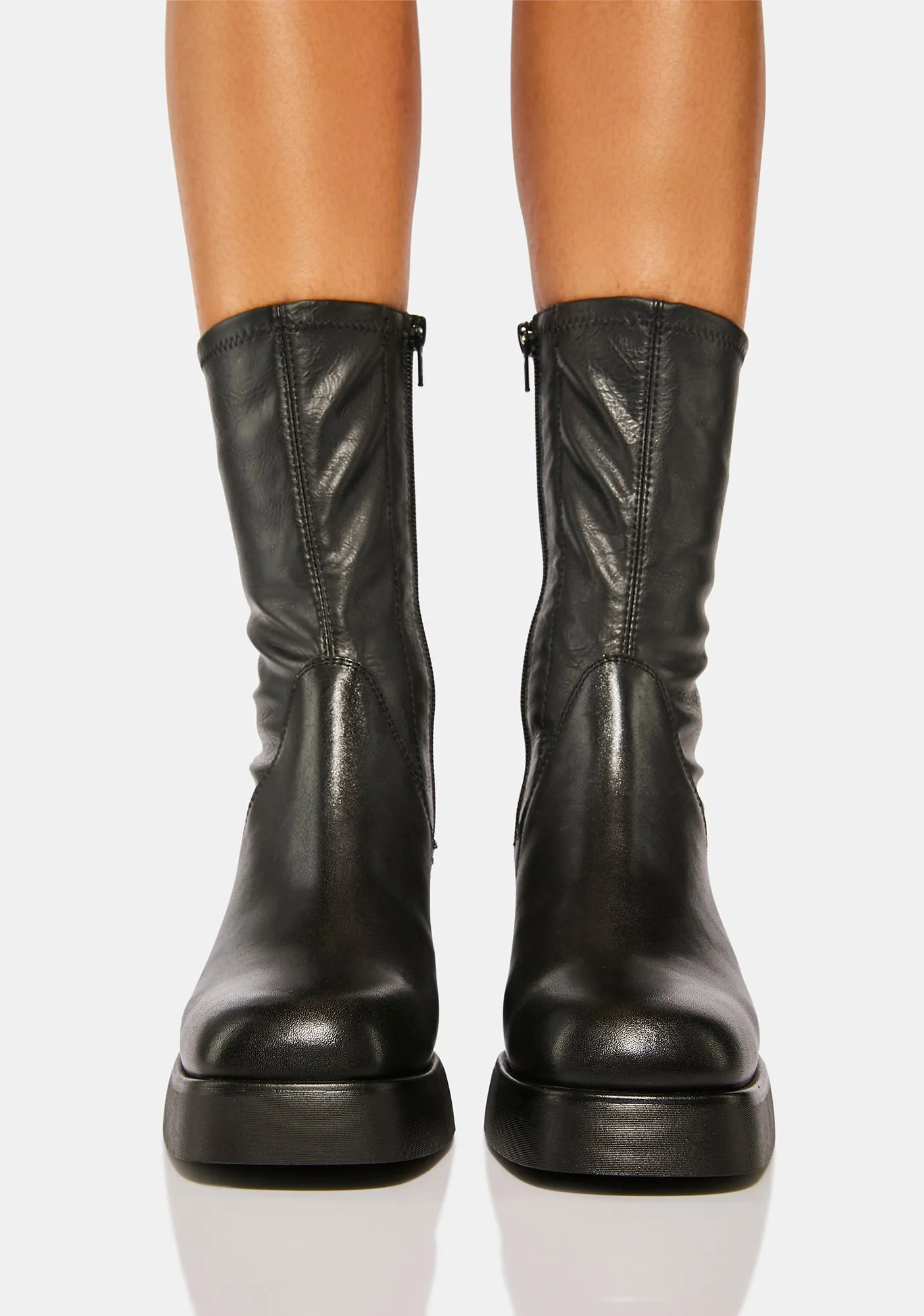 Brook Stretch Leather Boots-