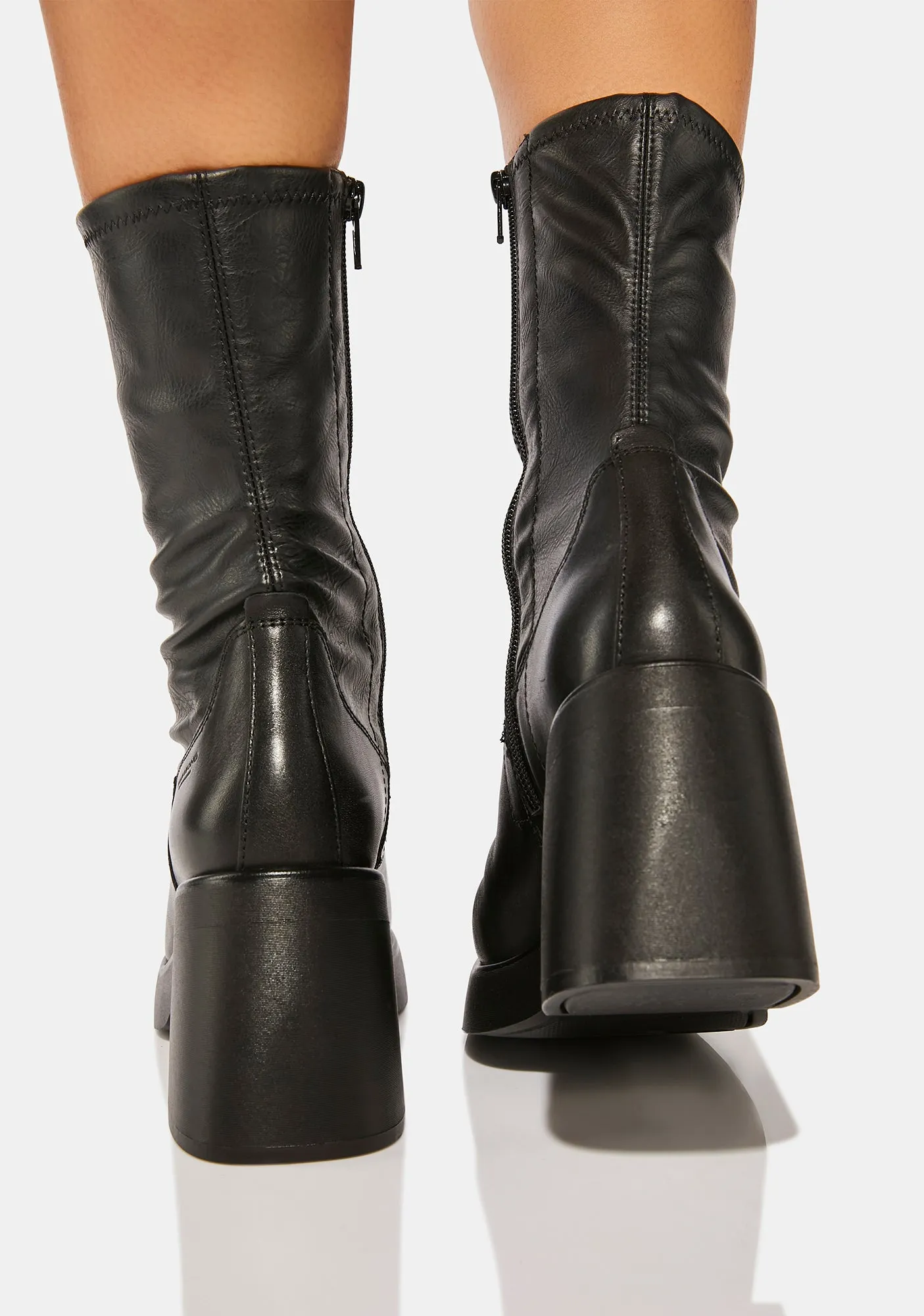 Brook Stretch Leather Boots-