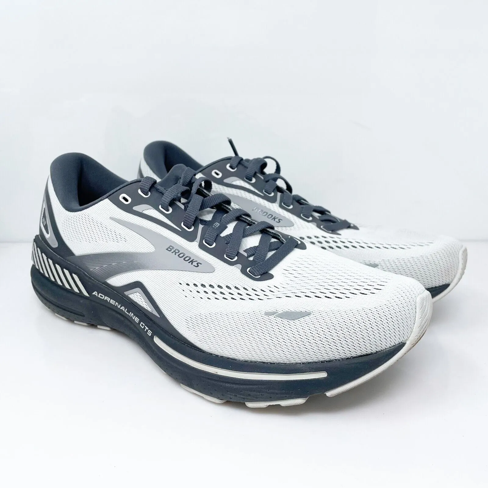 Brooks Mens Adrenaline GTS 23 1103912E065 Gray Running Shoes Sneakers Sz 9.5 2E