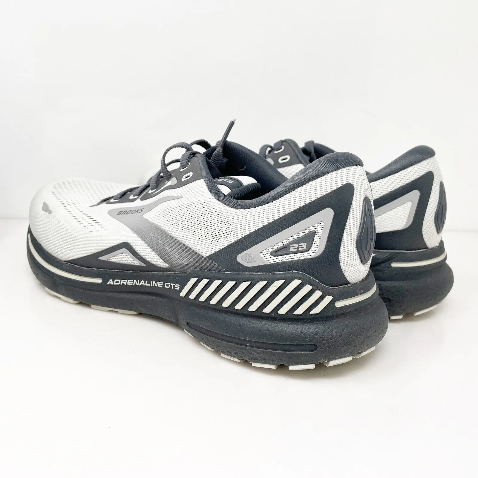 Brooks Mens Adrenaline GTS 23 1103912E065 Gray Running Shoes Sneakers Sz 9.5 2E