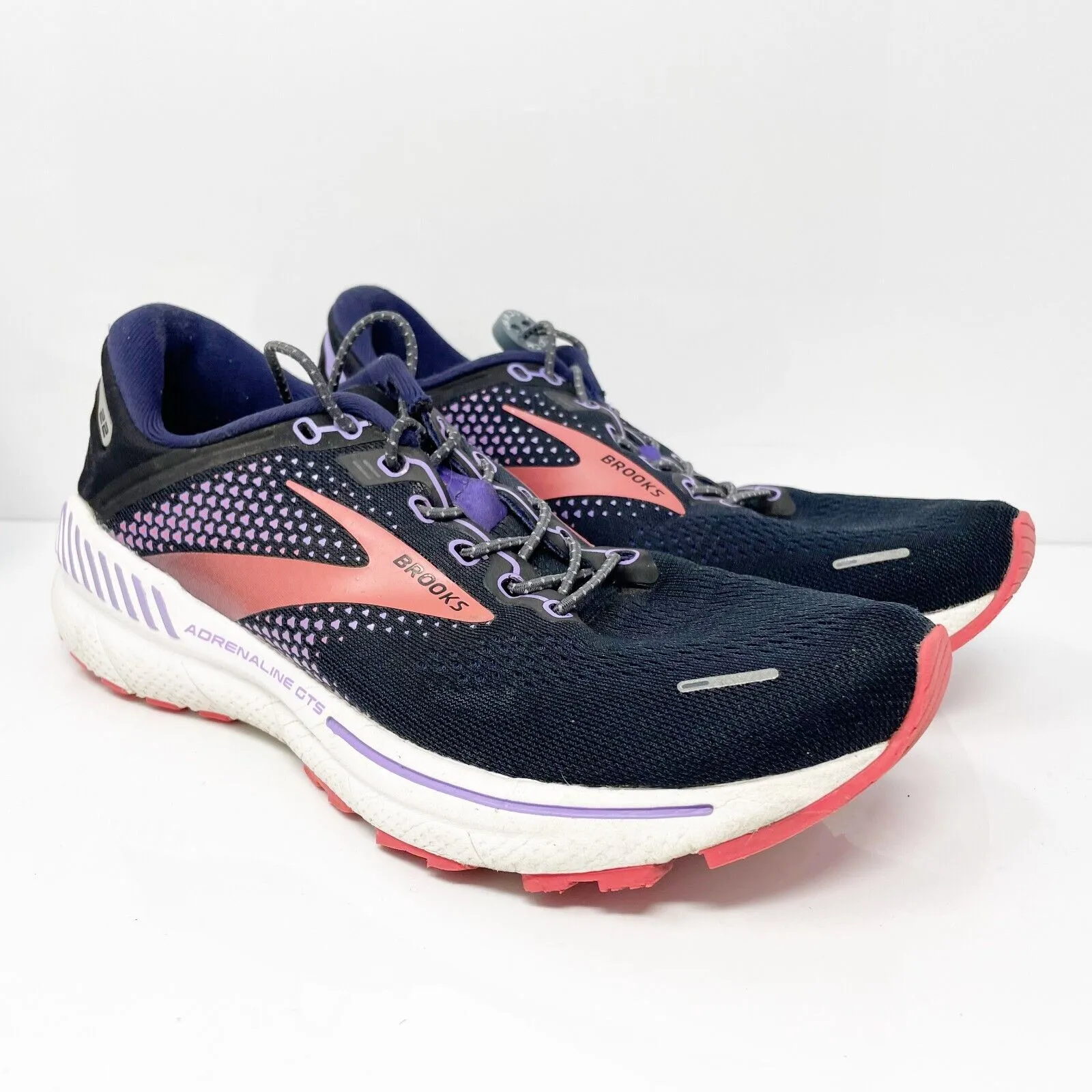 Brooks Womens Adrenaline GTS 22 1203531B080 Blue Running Shoes Sneakers Sz 8.5 B