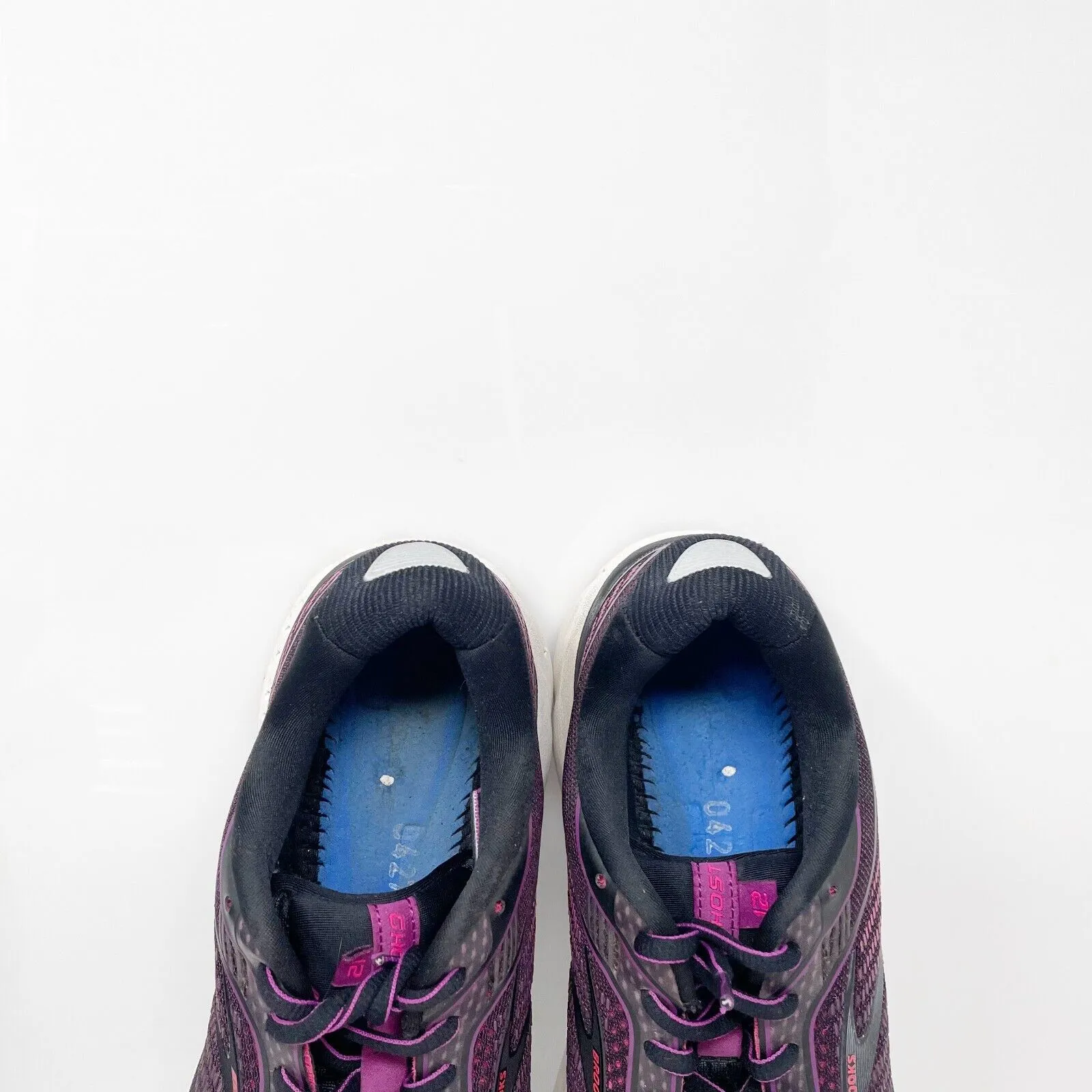 Brooks Womens Ghost 12 1203051B063 Purple Running Shoes Sneakers Size 9.5 B