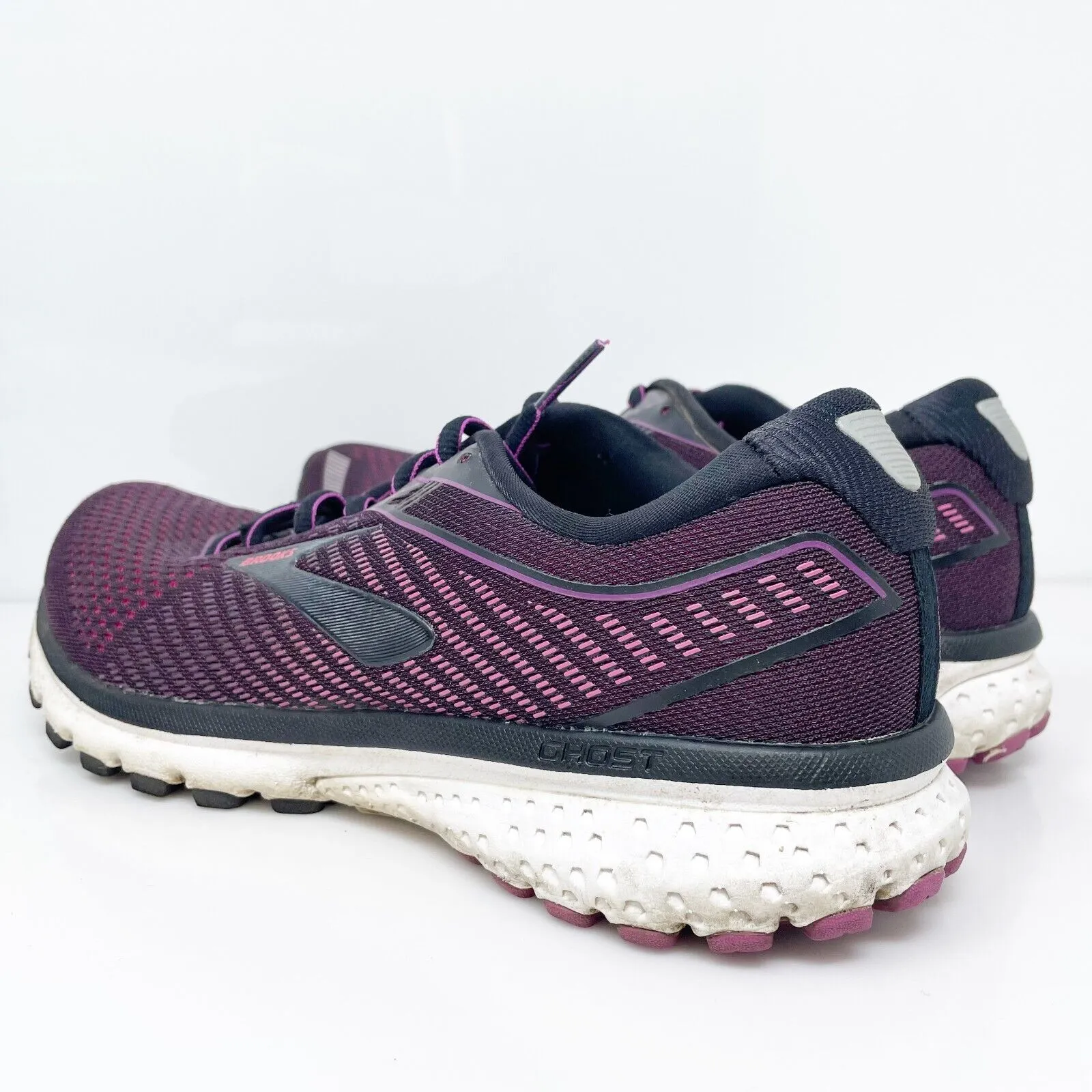 Brooks Womens Ghost 12 1203051B063 Purple Running Shoes Sneakers Size 9.5 B