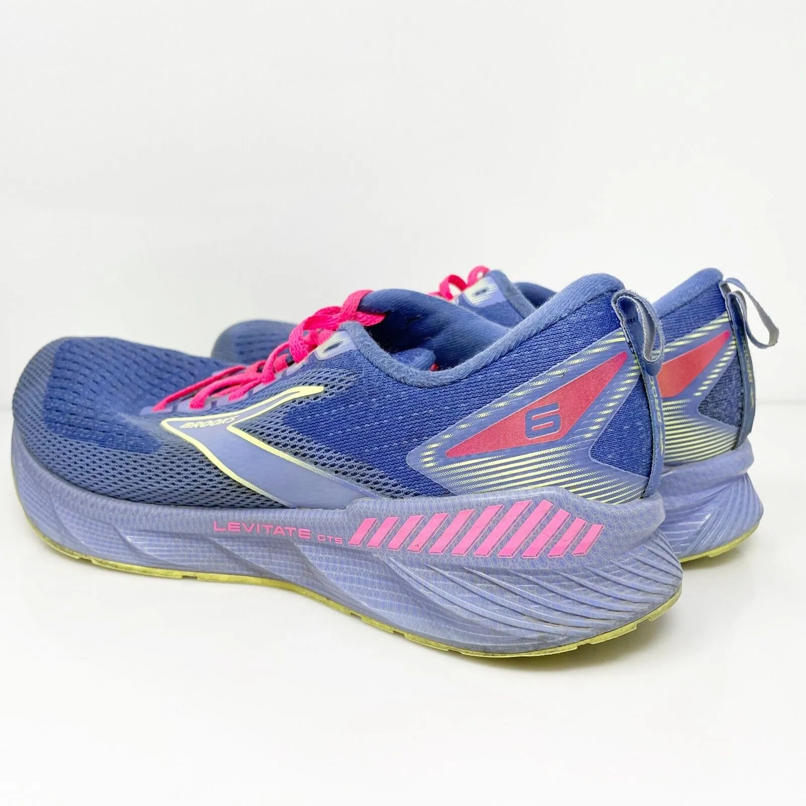 Brooks Womens Levitate GTS 6 1203841B557 Blue Running Shoes Sneakers Size 8.5 B