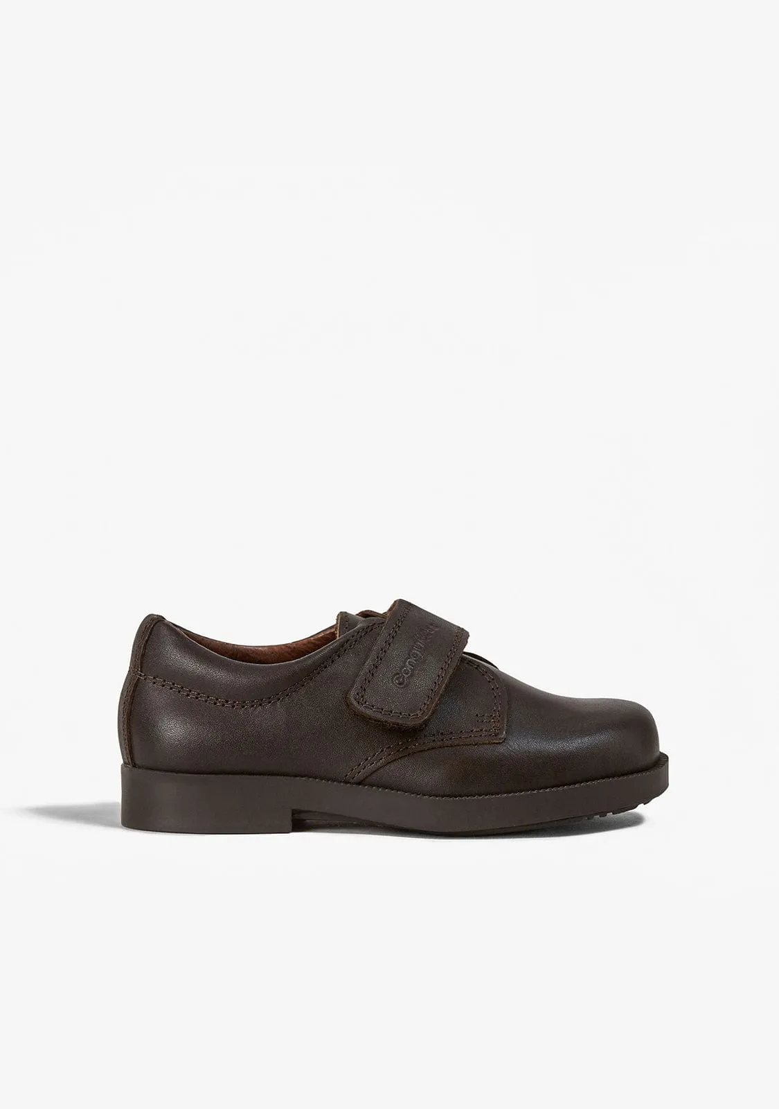 Brown Boys School Shoes