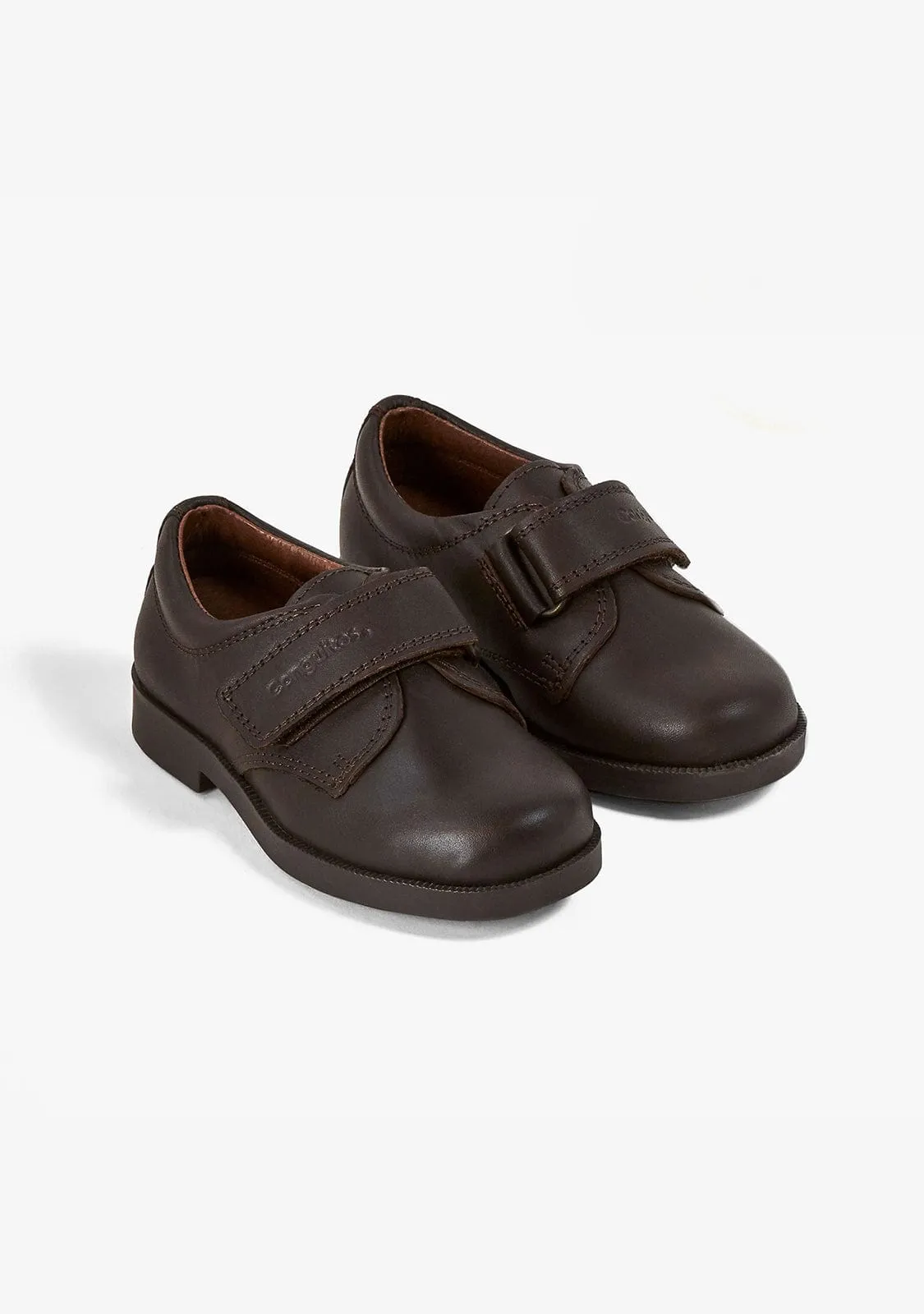 Brown Boys School Shoes