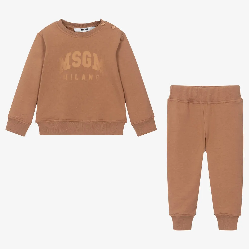 Brown Label Cotton Tracksuit