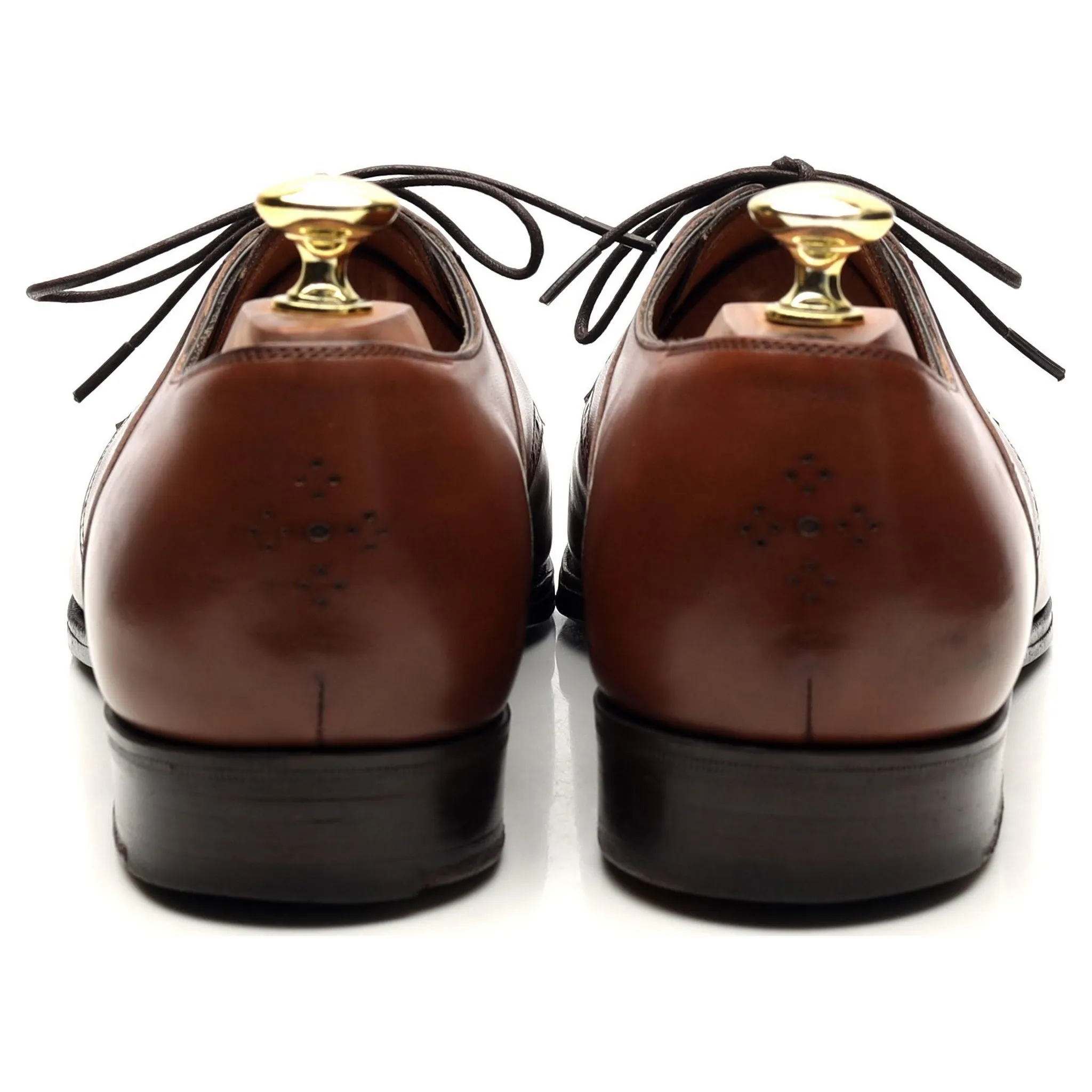 Brown Leather Derby UK 7 E