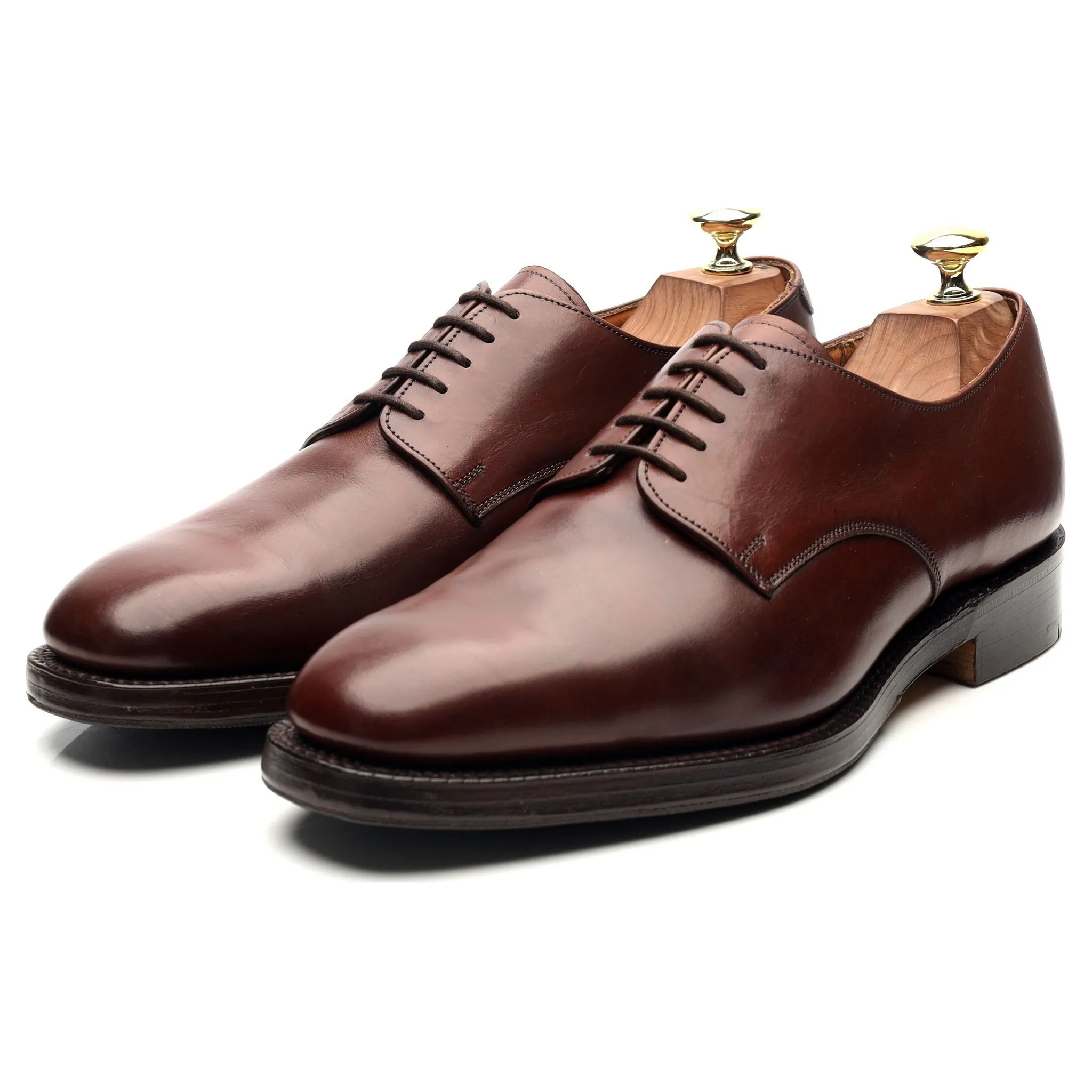 Brown Leather Derby UK 8 F