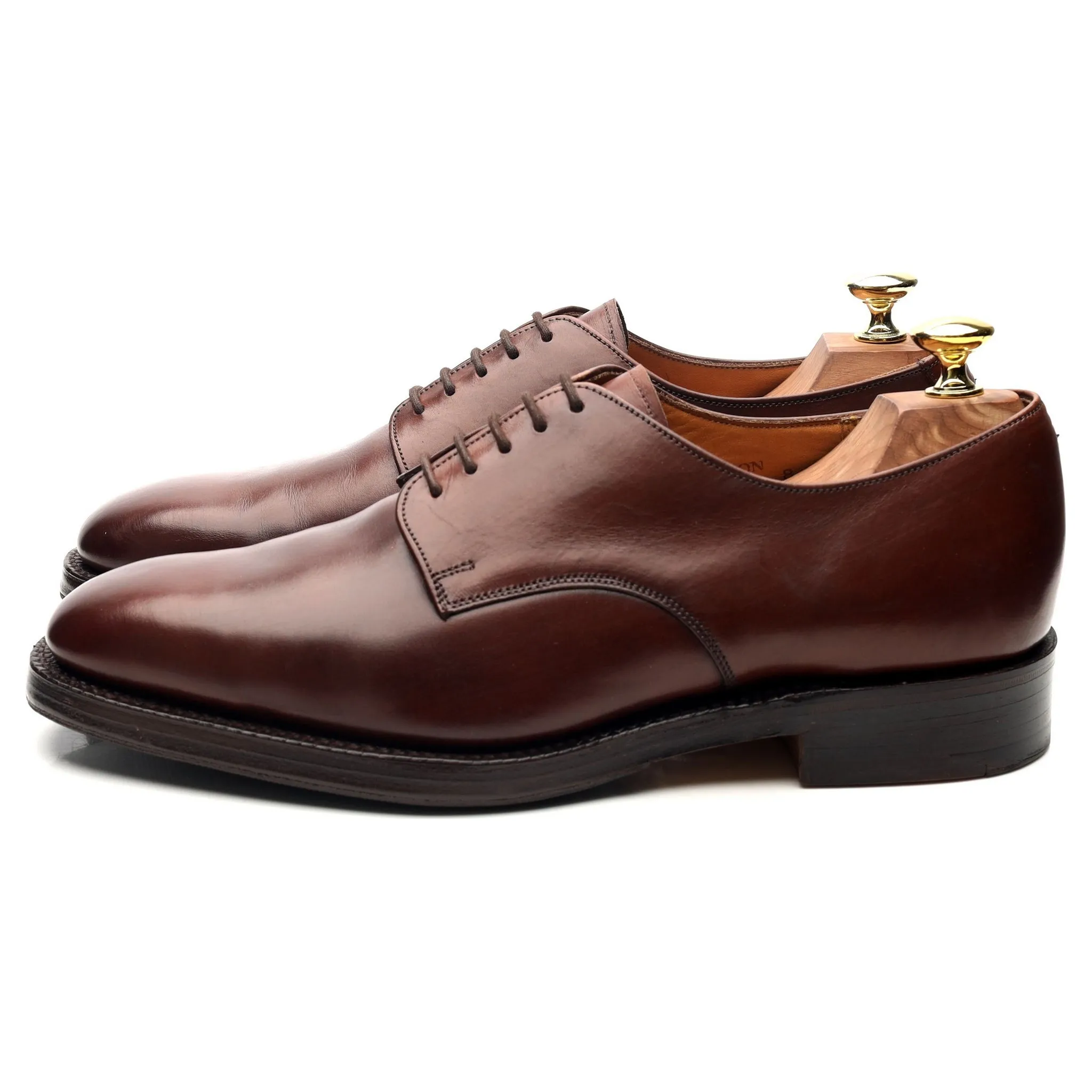 Brown Leather Derby UK 8 F