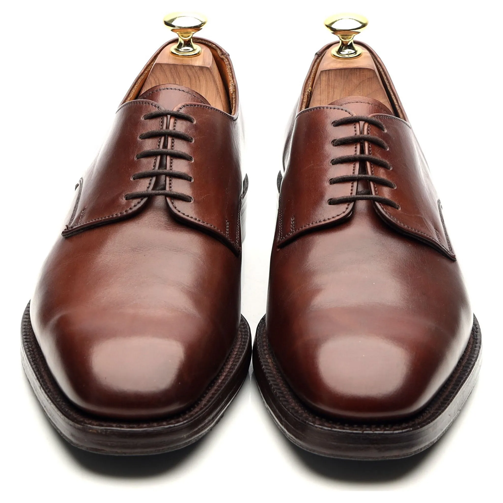 Brown Leather Derby UK 8 F