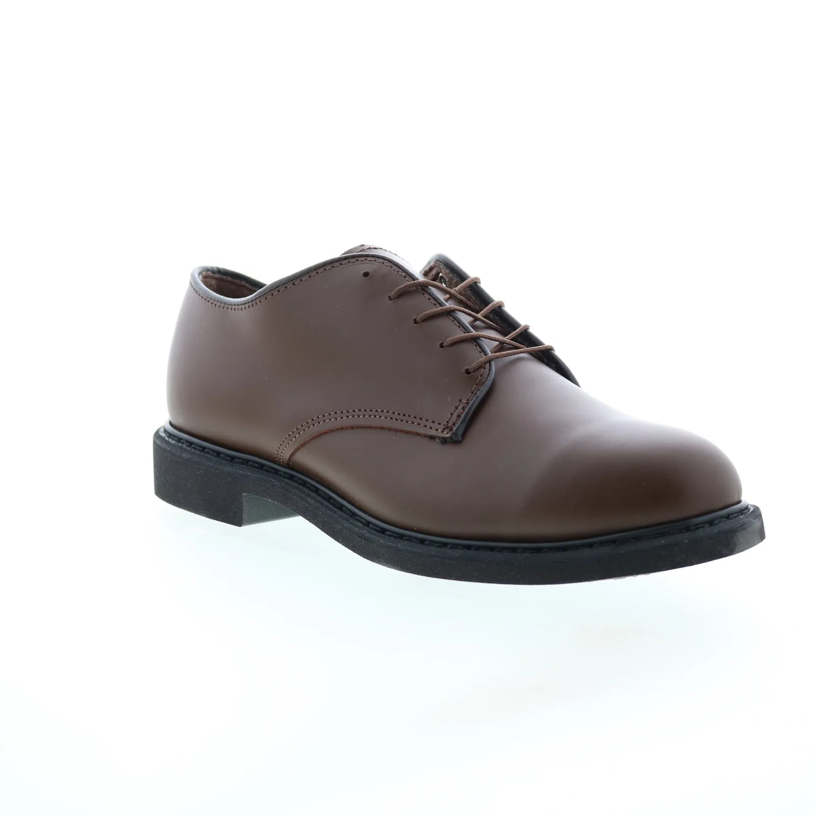 Brown Leather Oxford Men's Shoes